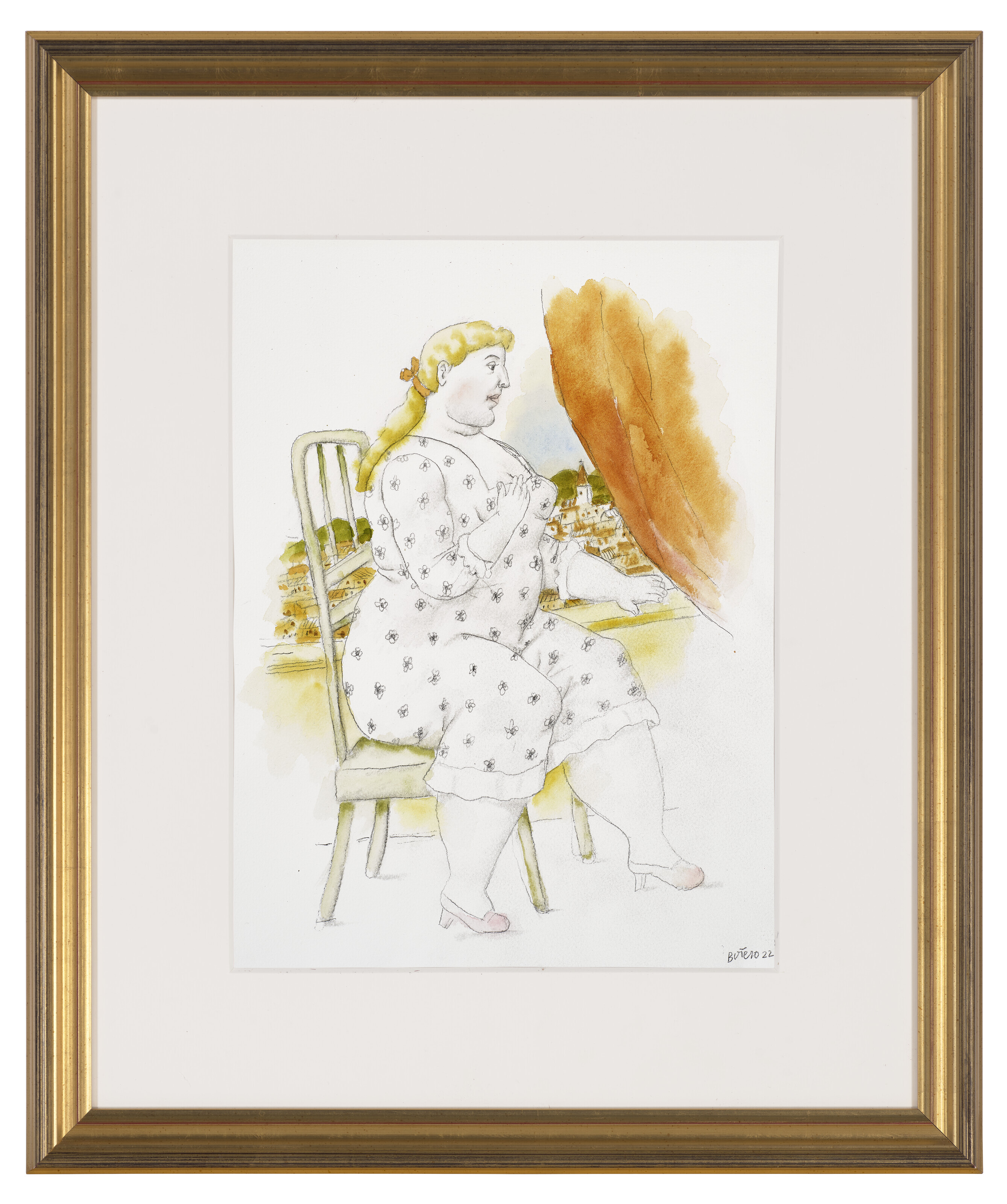 Fernando Botero — Женщина в окне, изображение 2