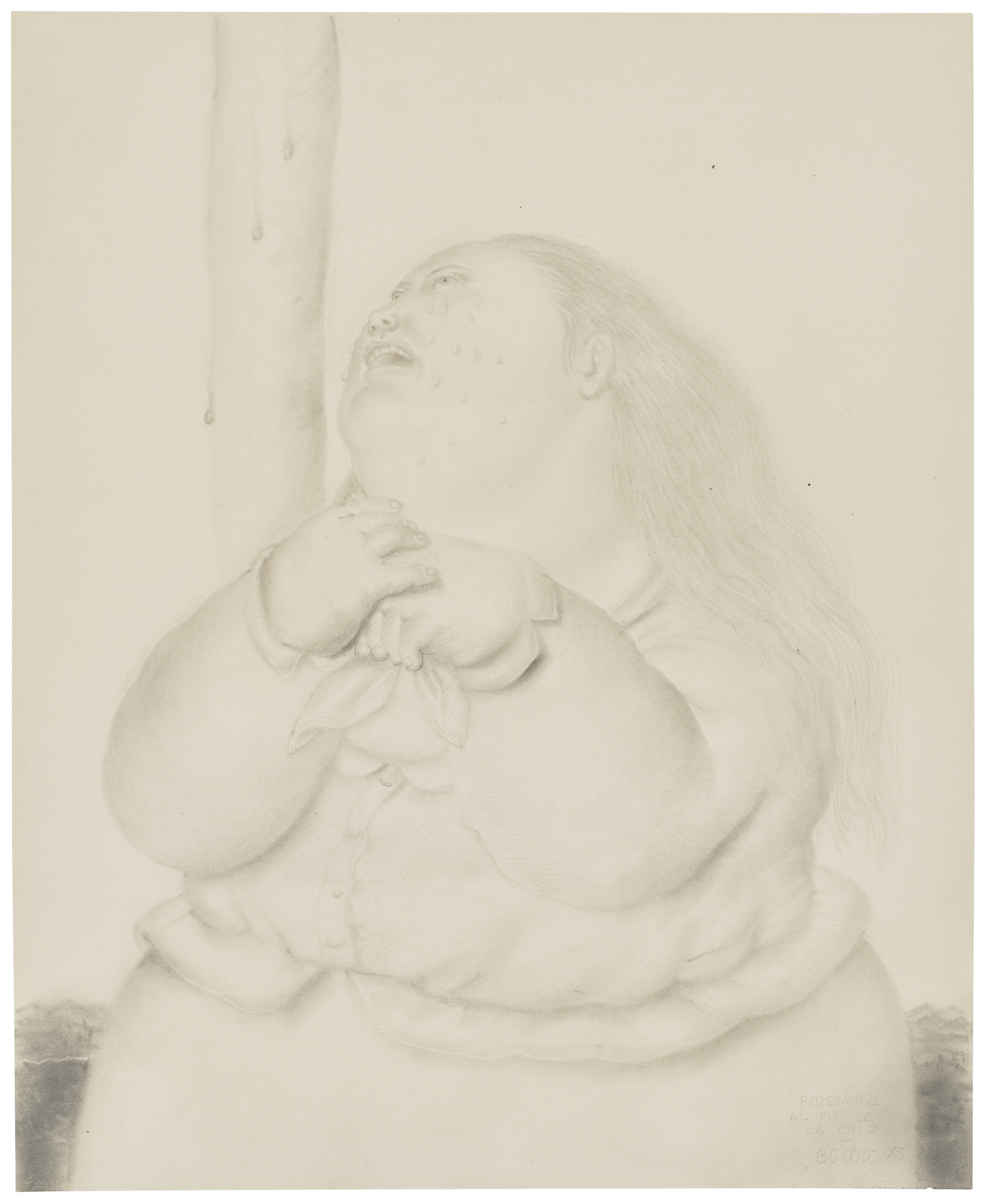 Fernando Botero — Персонаж аль-пье-де-ла-крус (фигура у подножия креста)