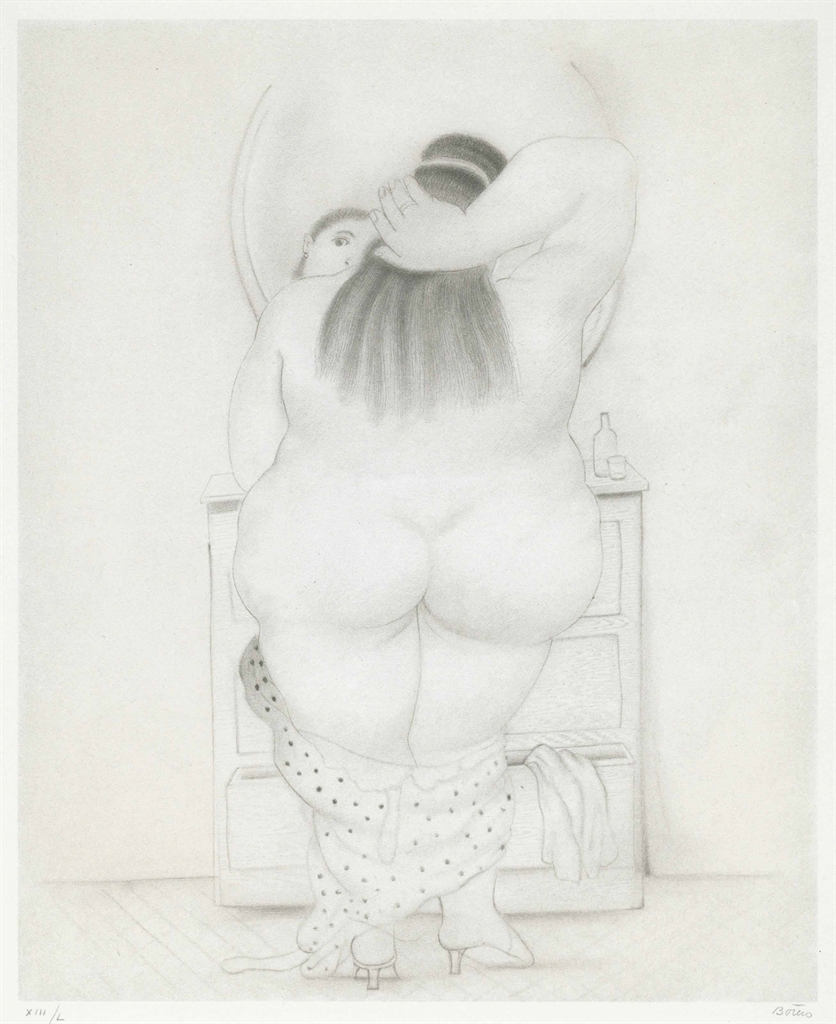 Fernando Botero — Десерты с акварелью : одна тарелка