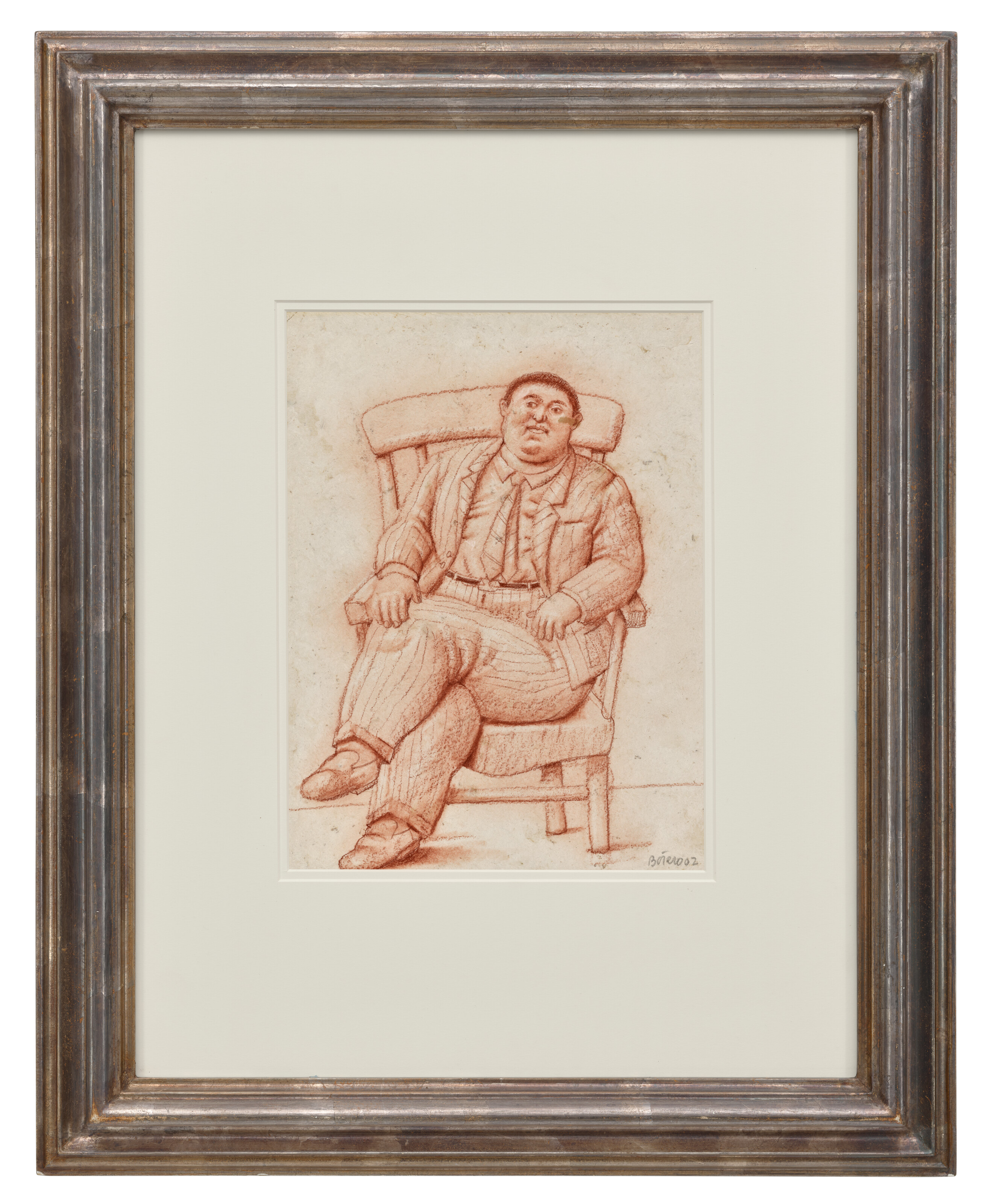Fernando Botero — Сидящий мужчина, изображение 2