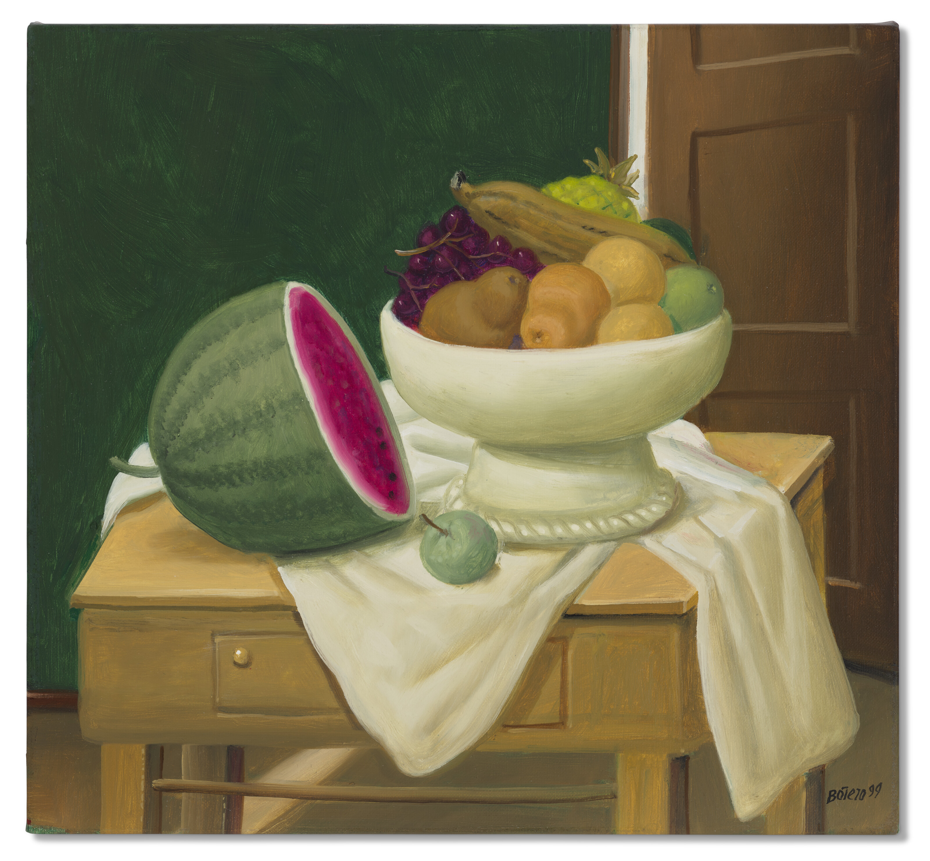 Fernando Botero — Бодегон с сандией