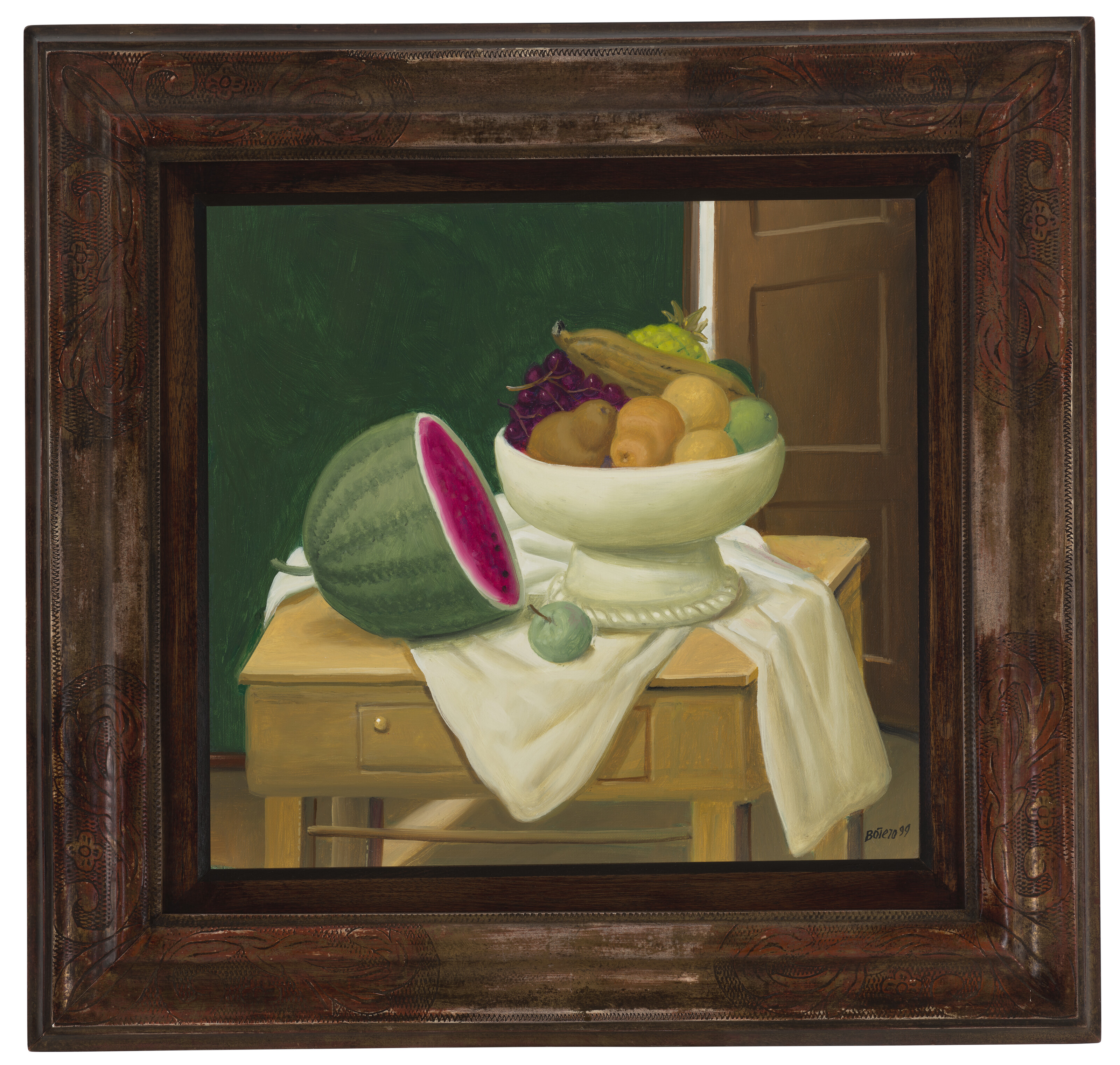 Fernando Botero — Бодегон с сандией, изображение 2