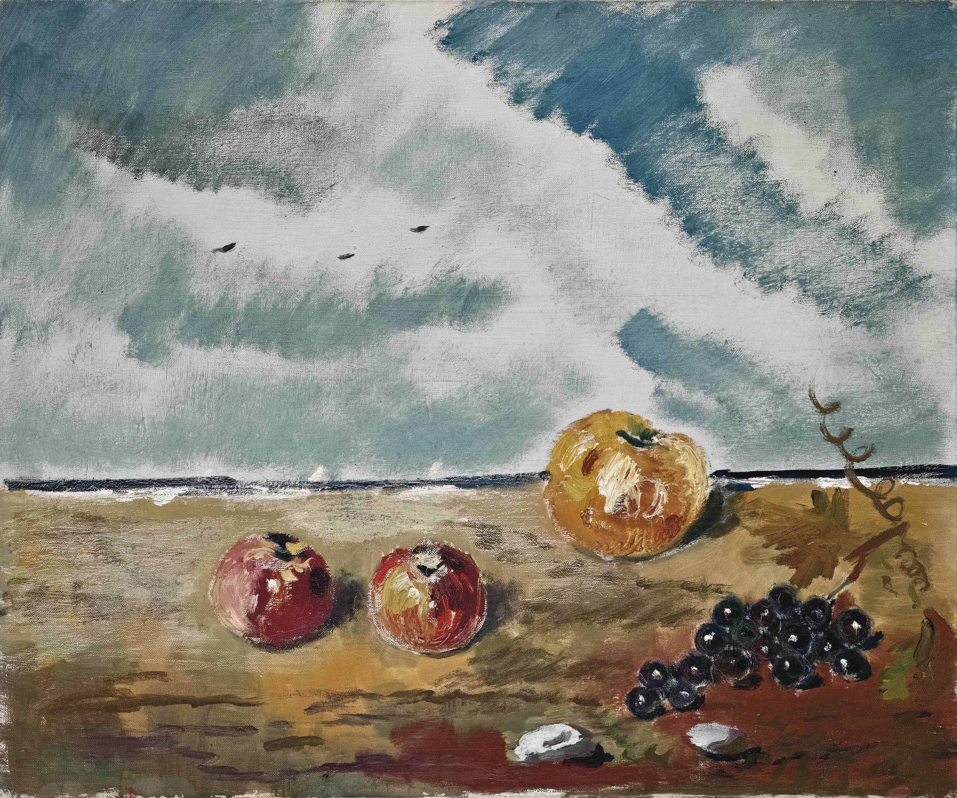 Filippo De Pisis — Природа морта сулла спьяджиа