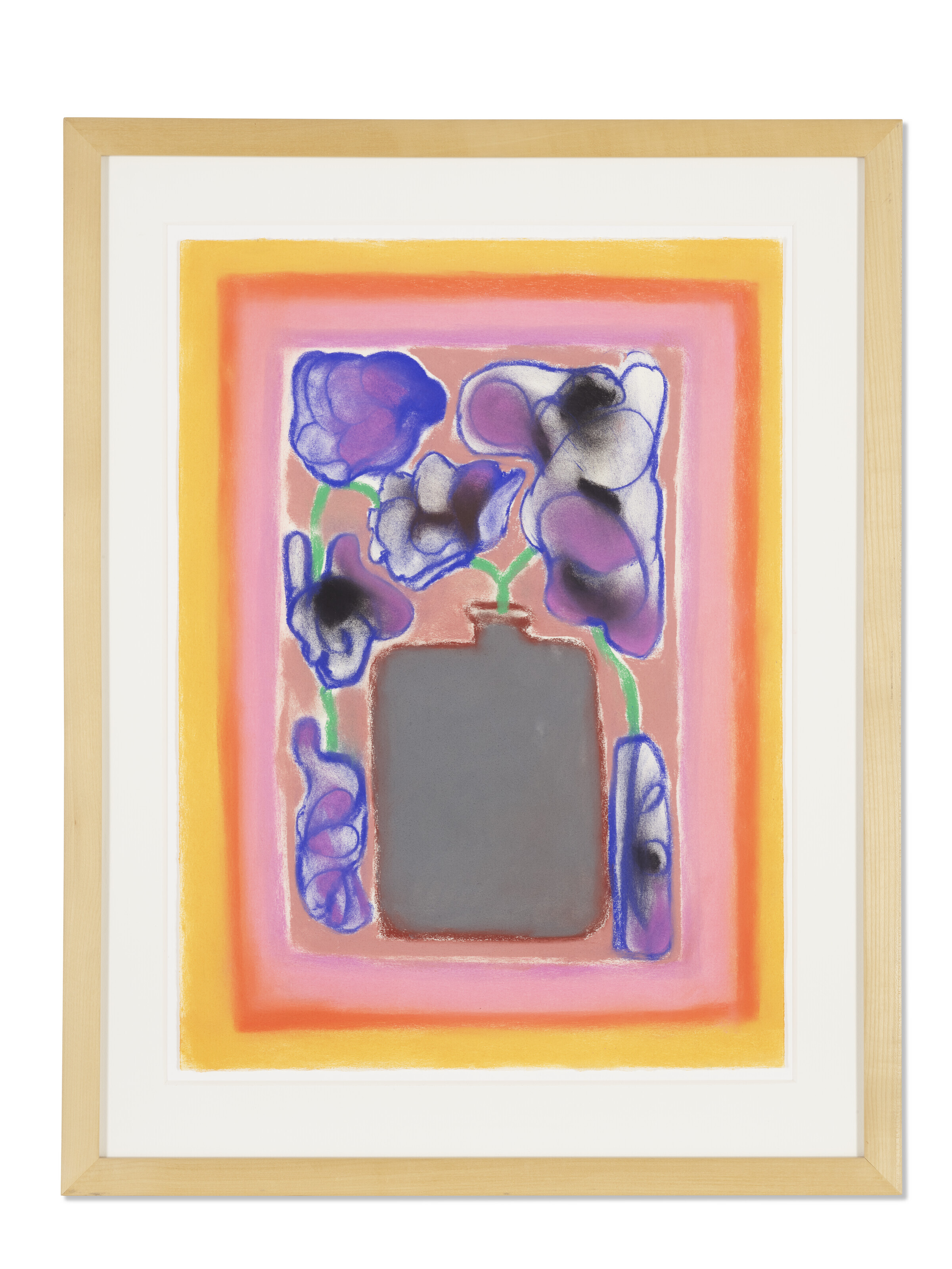 Francesco Clemente — Китайское окно; Время года; Истинный цветок; Цвет мудрости [Четыре работы], изображение 4