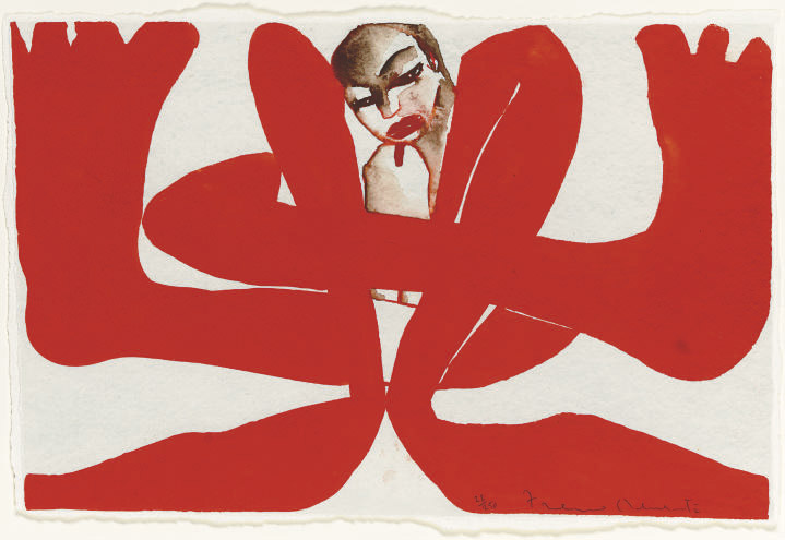Francesco Clemente — Без названия (автопортрет)