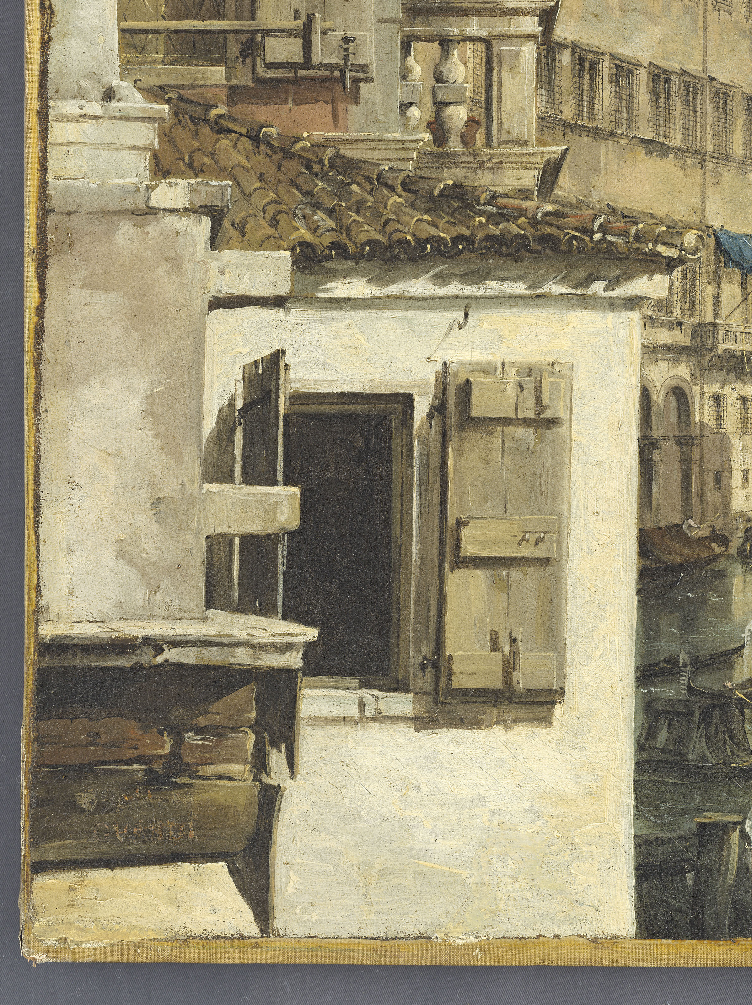 Francesco Guardi — Венеция: мост Риальто с Палаццо деи Камерленги, изображение 6