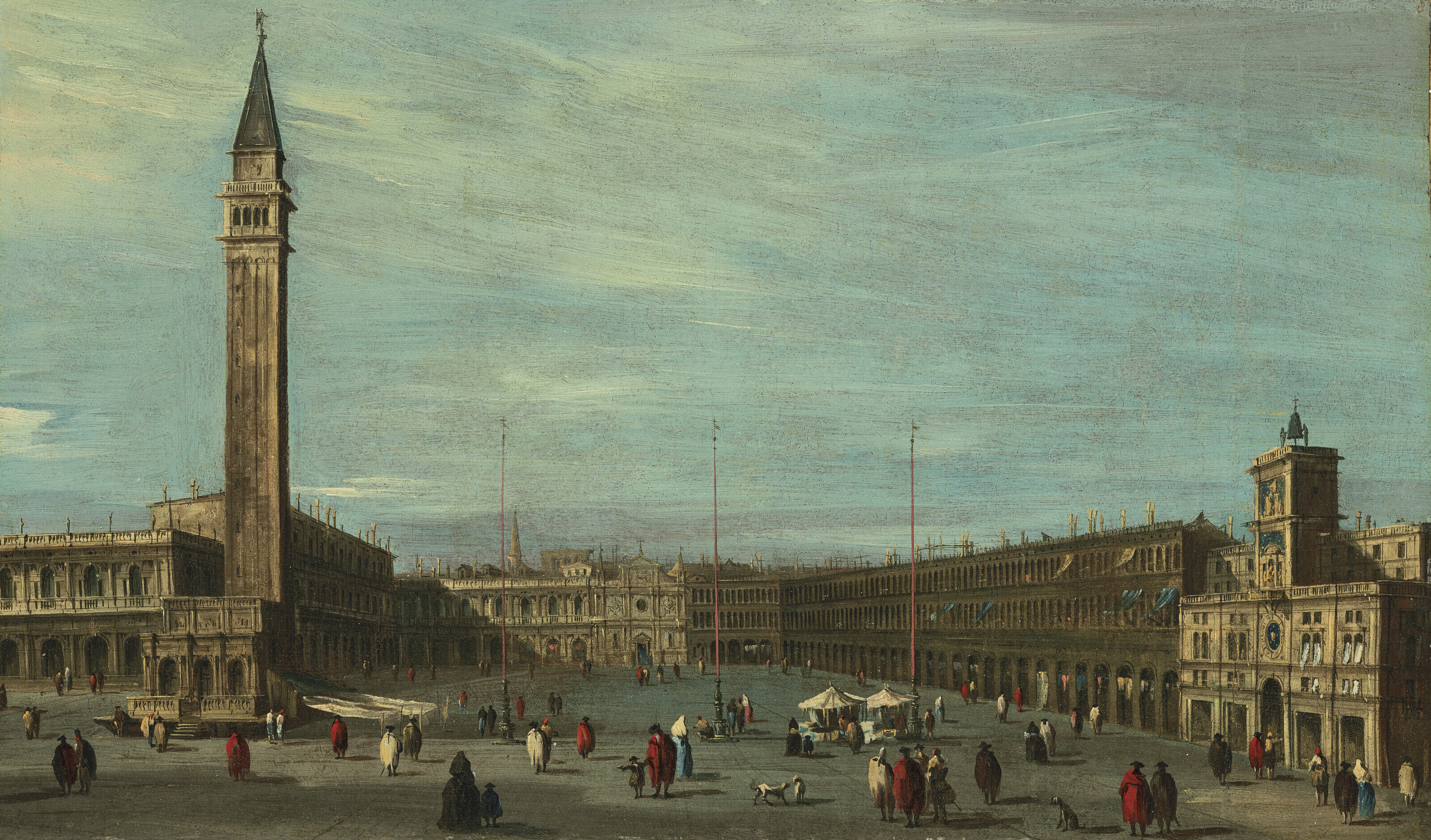 Francesco Guardi — Площадь Сан-Марко в Венеции, обращенная на запад; и площадь Сан-Марко в Венеции, обращенная на восток, изображение 2