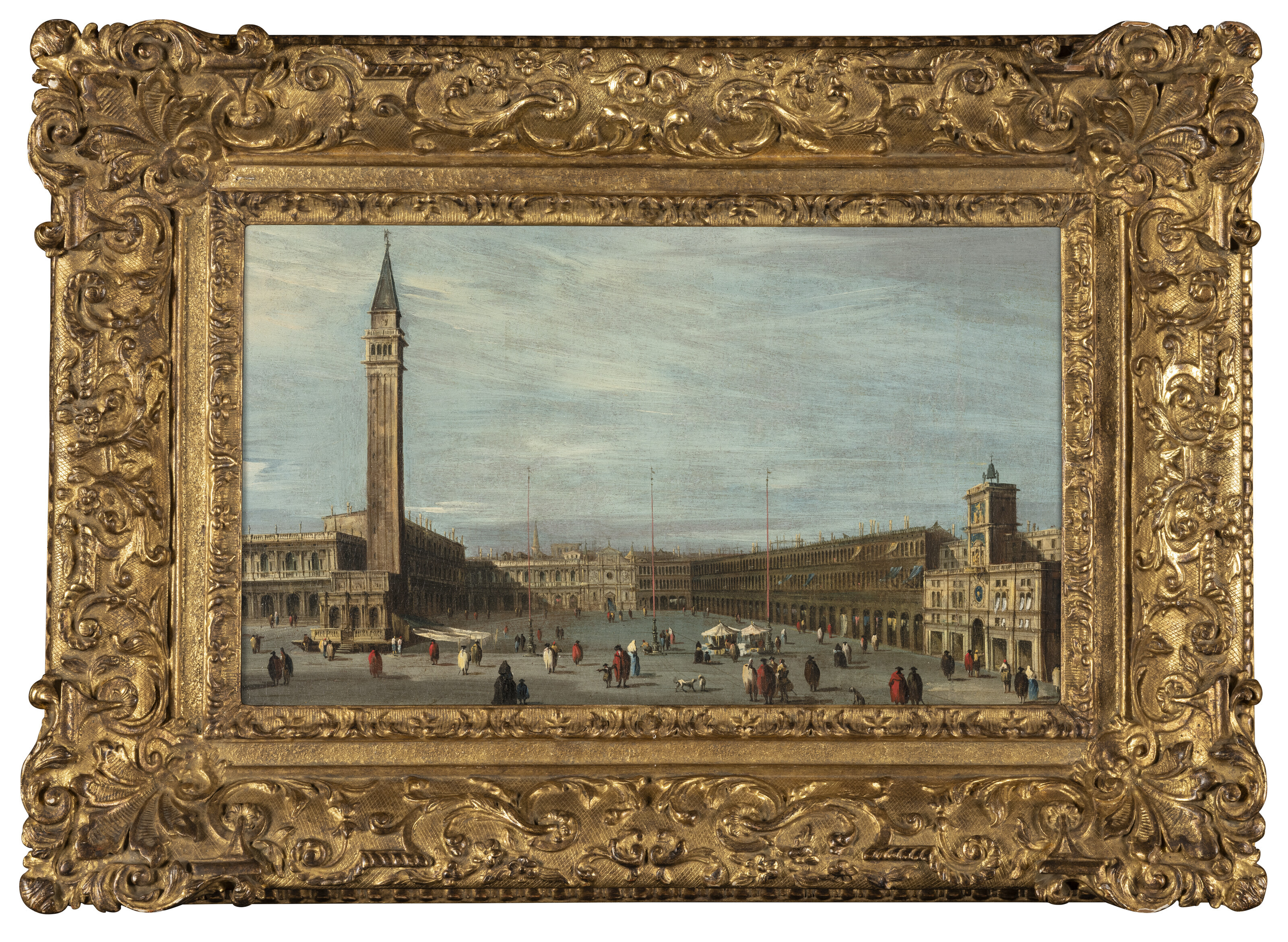 Francesco Guardi — Площадь Сан-Марко в Венеции, обращенная на запад; и площадь Сан-Марко в Венеции, обращенная на восток, изображение 5