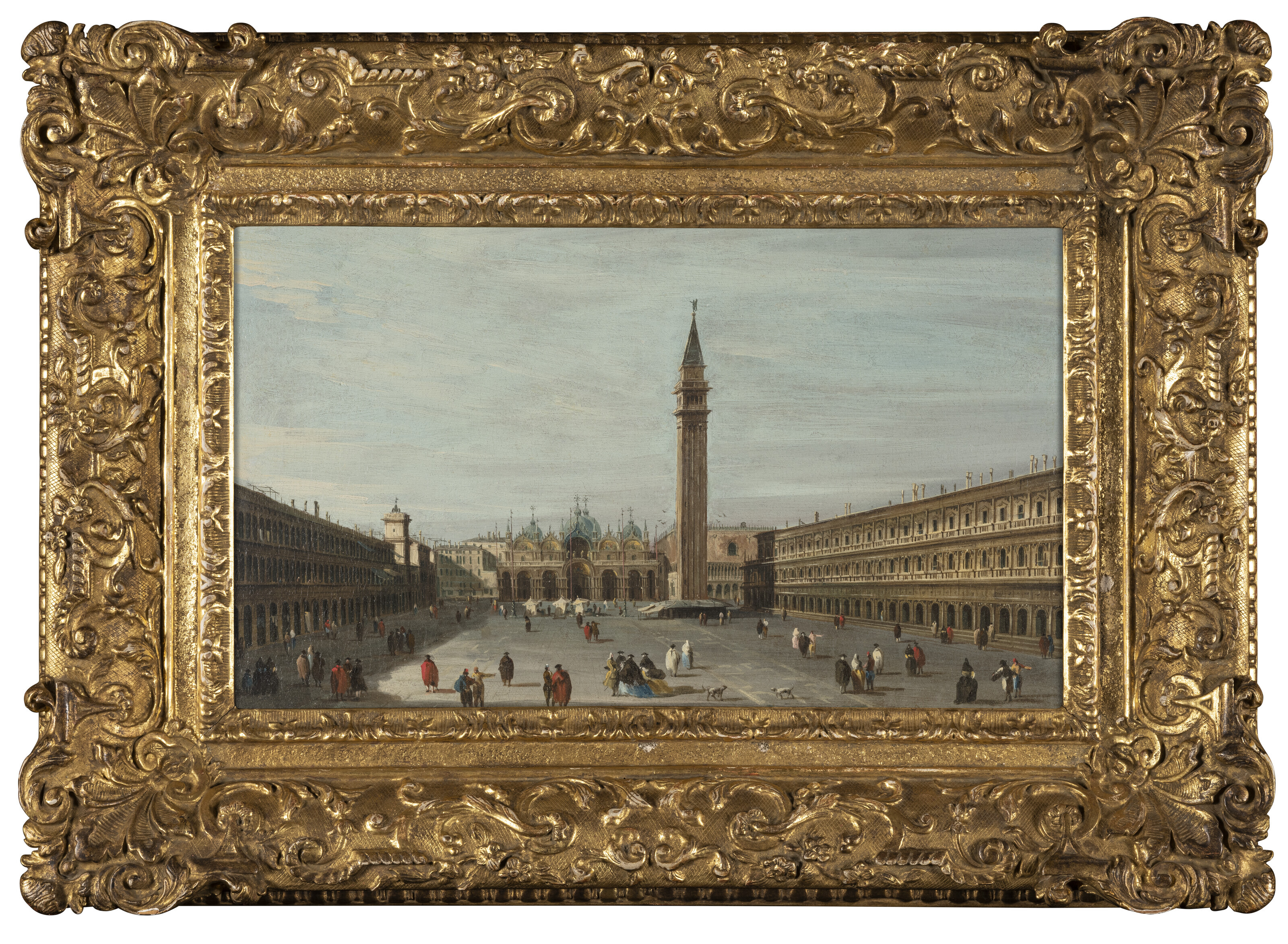 Francesco Guardi — Площадь Сан-Марко в Венеции, обращенная на запад; и площадь Сан-Марко в Венеции, обращенная на восток, изображение 6