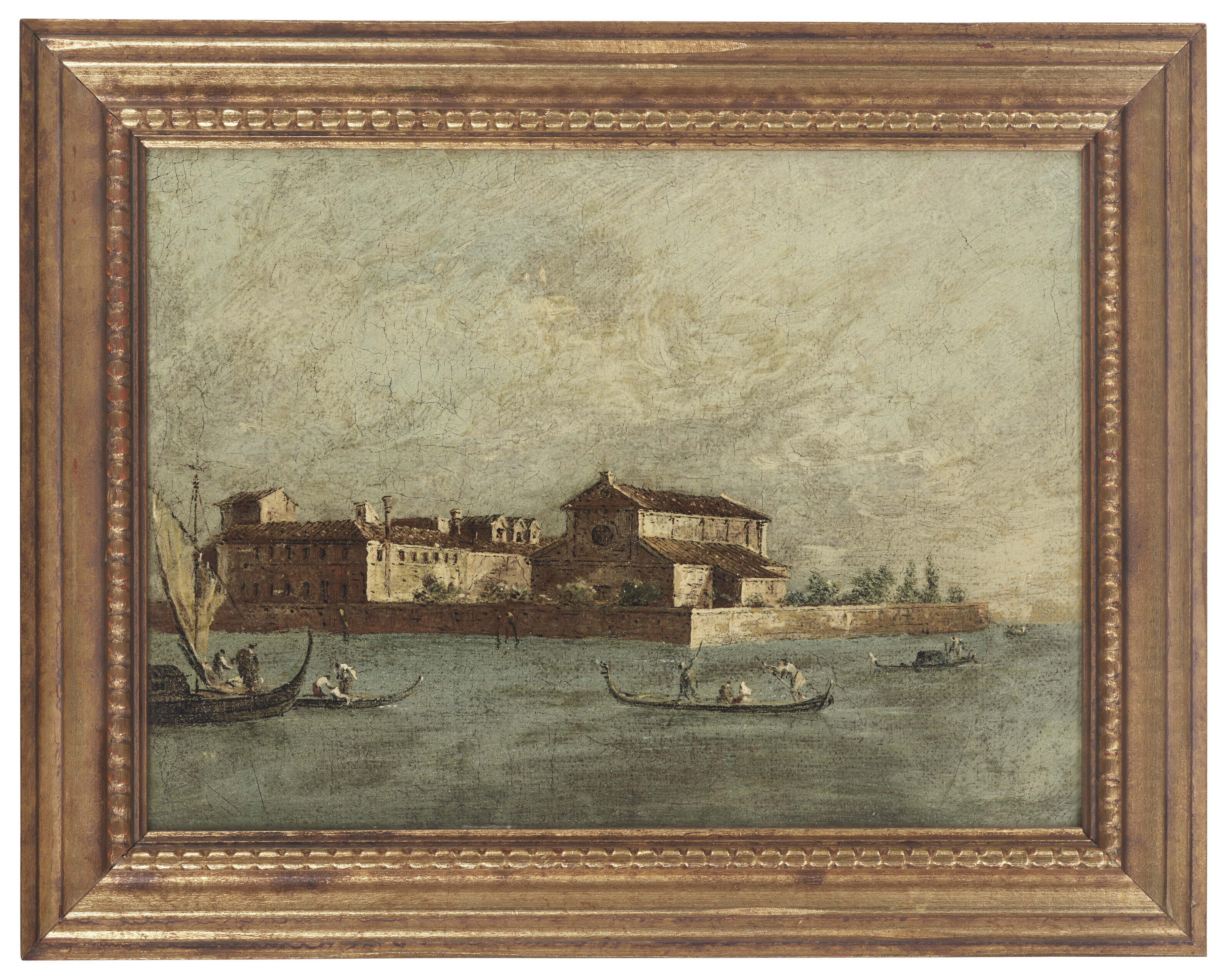 Francesco Guardi — Венеция, Изола Сан-Лаззаро-дельи-Армени; Венеция, Изола Сант-Элена, изображение 4