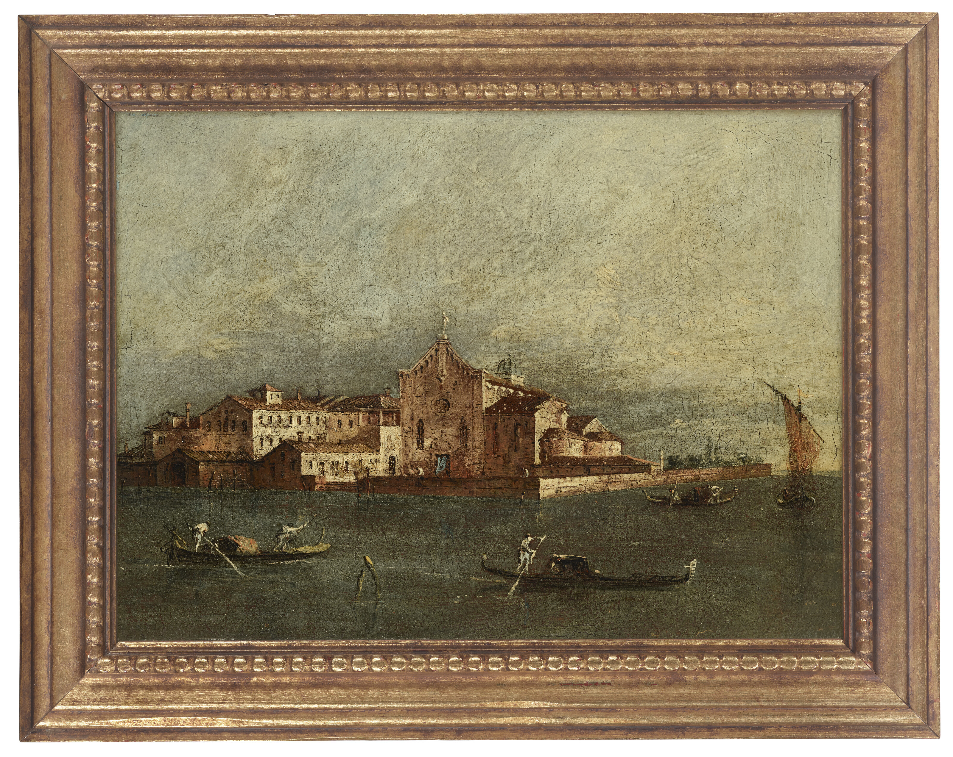 Francesco Guardi — Венеция, Изола Сан-Лаззаро-дельи-Армени; Венеция, Изола Сант-Элена, изображение 5
