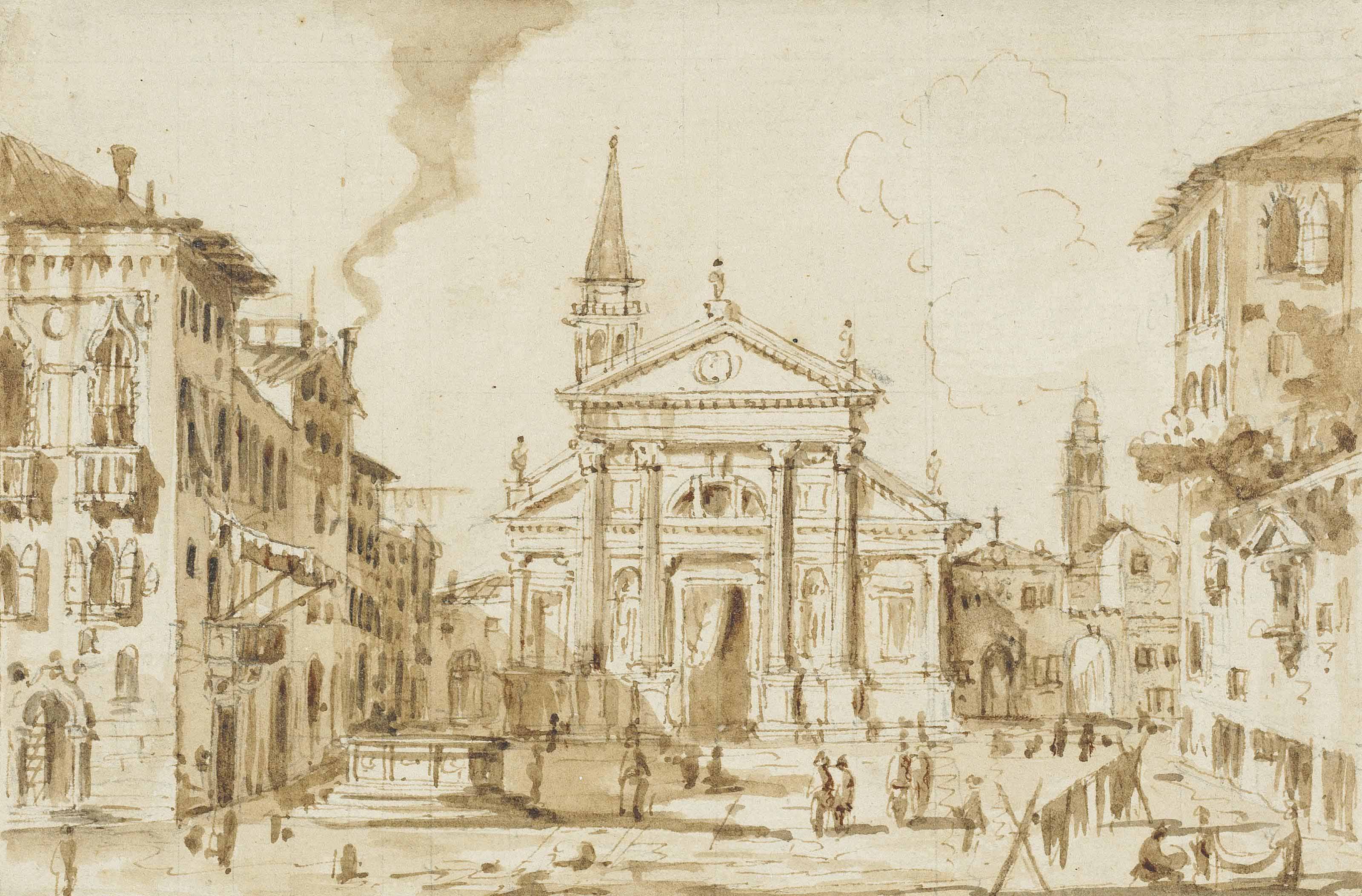 Francesco Guardi — Церковь Сан-Франческо делла Винья, Венеция
