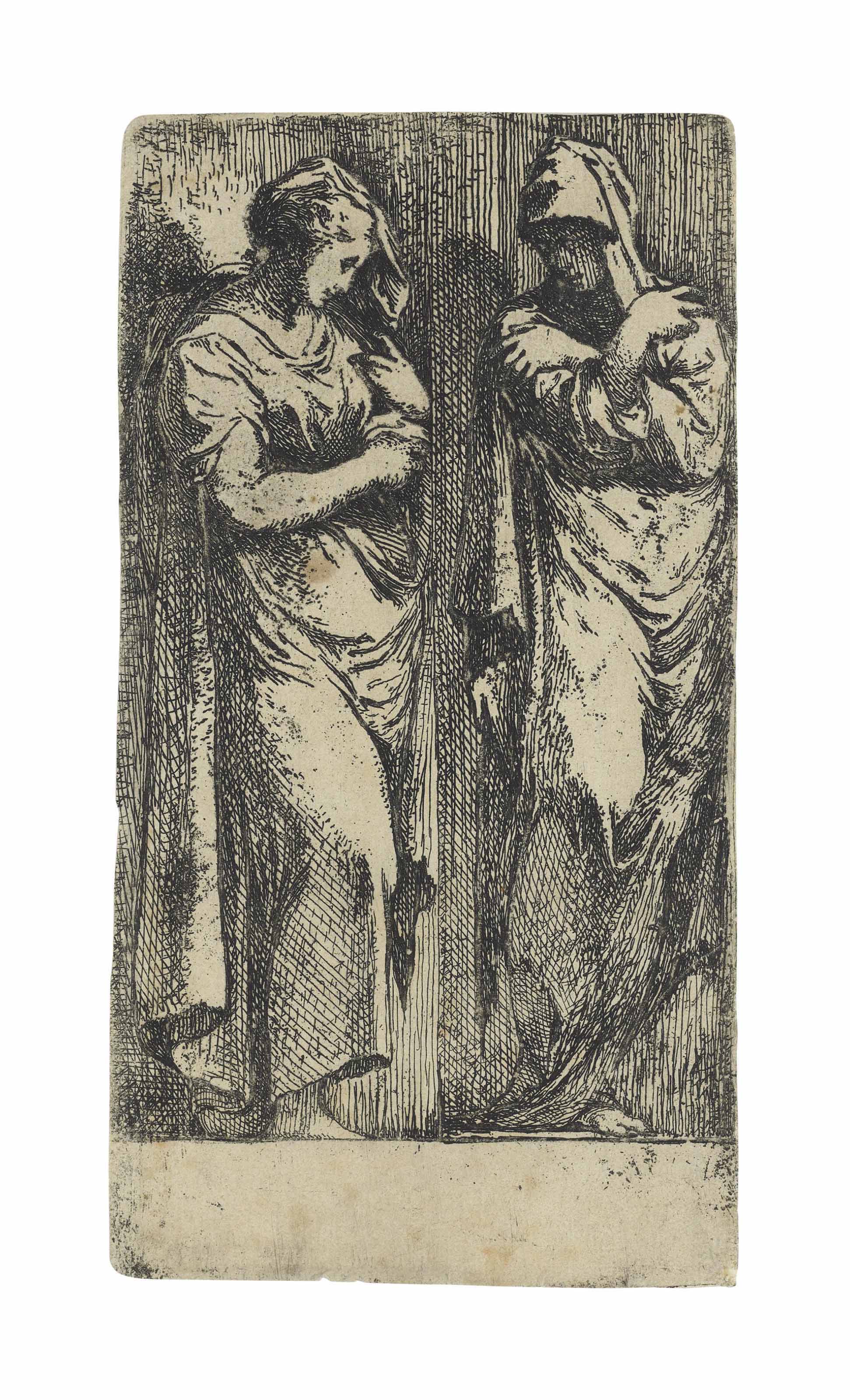 Francesco Primaticcio — Две женщины в римских одеждах