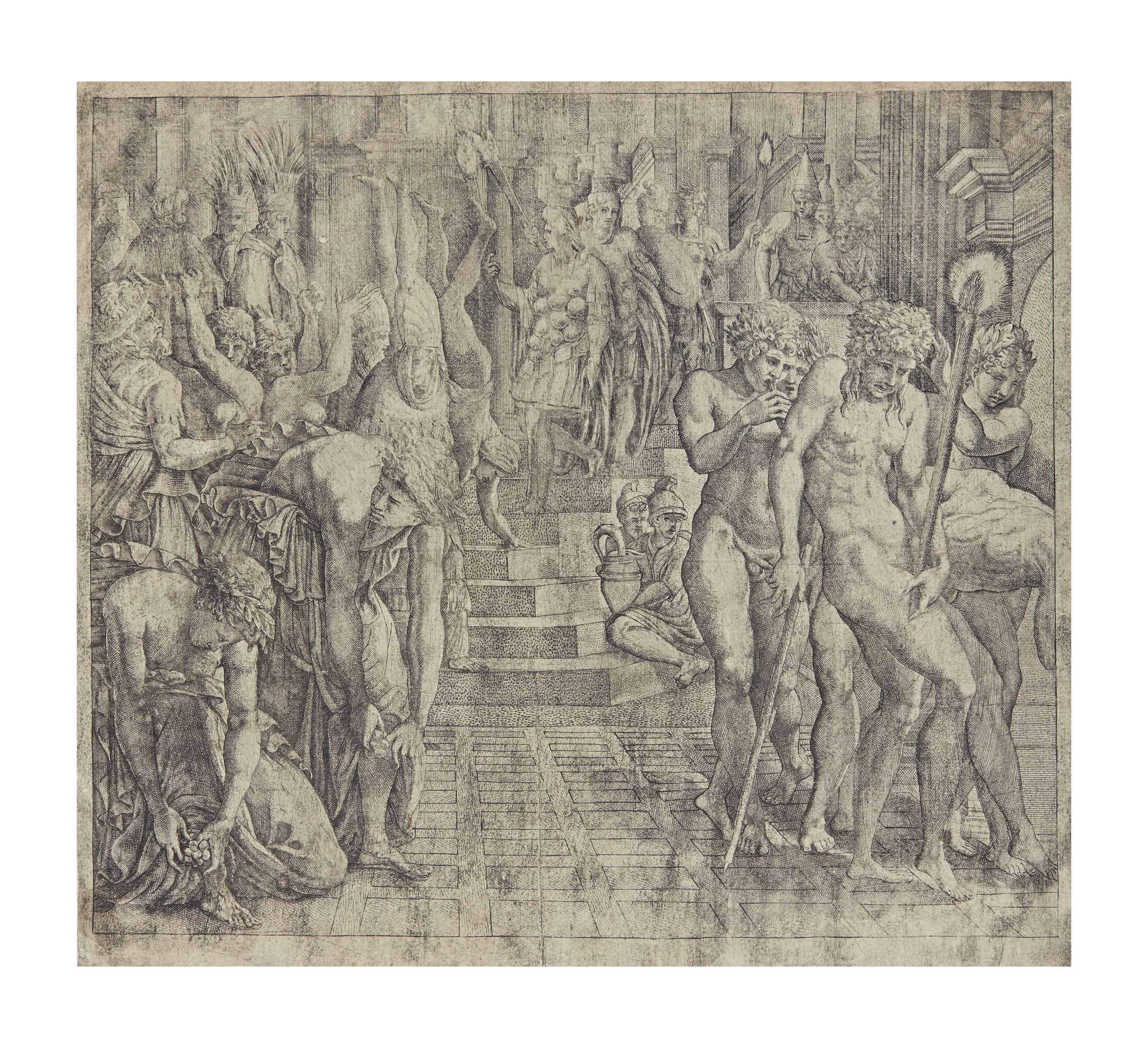 Francesco Primaticcio — Маскарад в Персеполе
