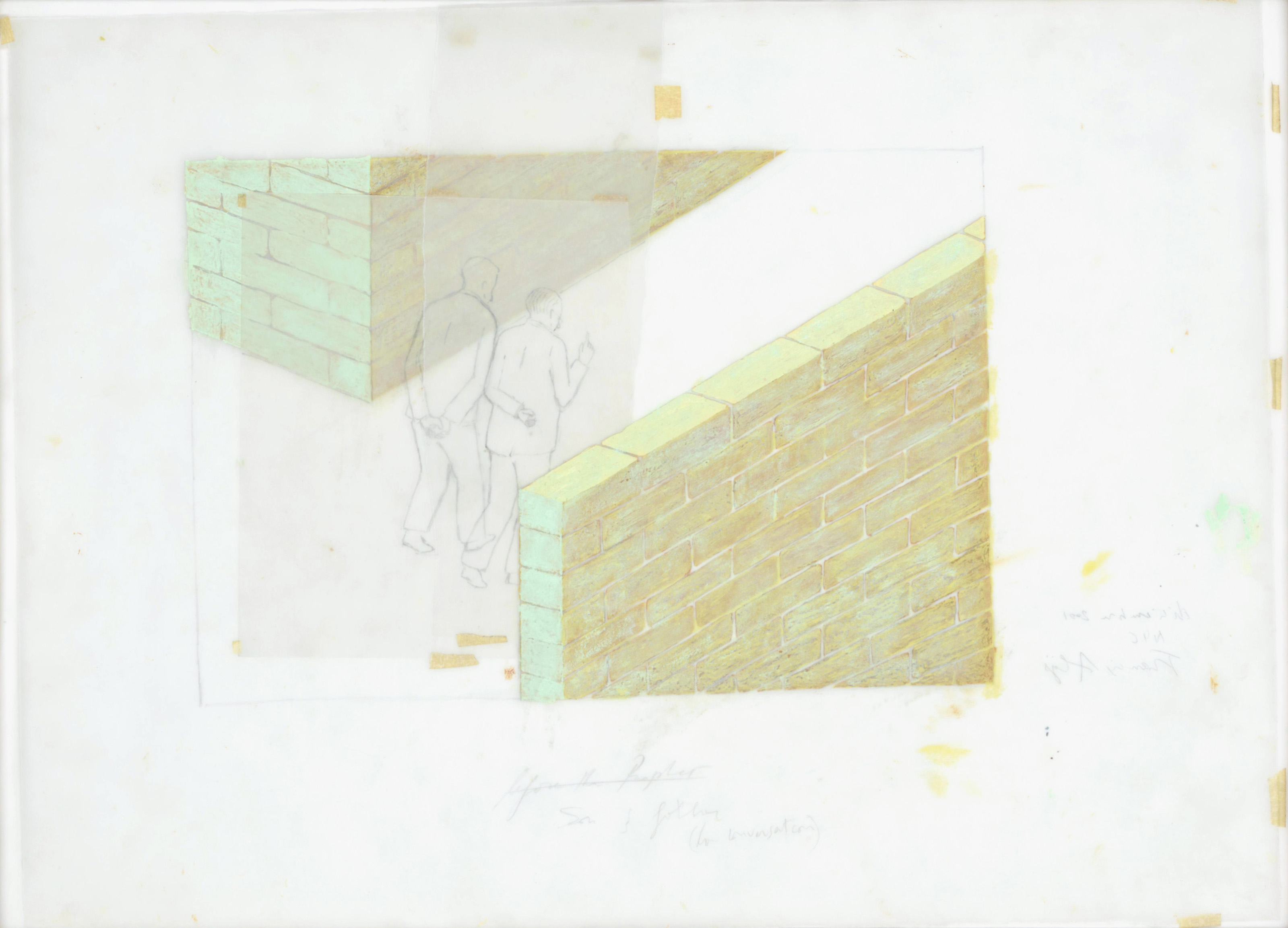 Francis Alÿs — Без названия (до пророка, сын и отец: для беседы)