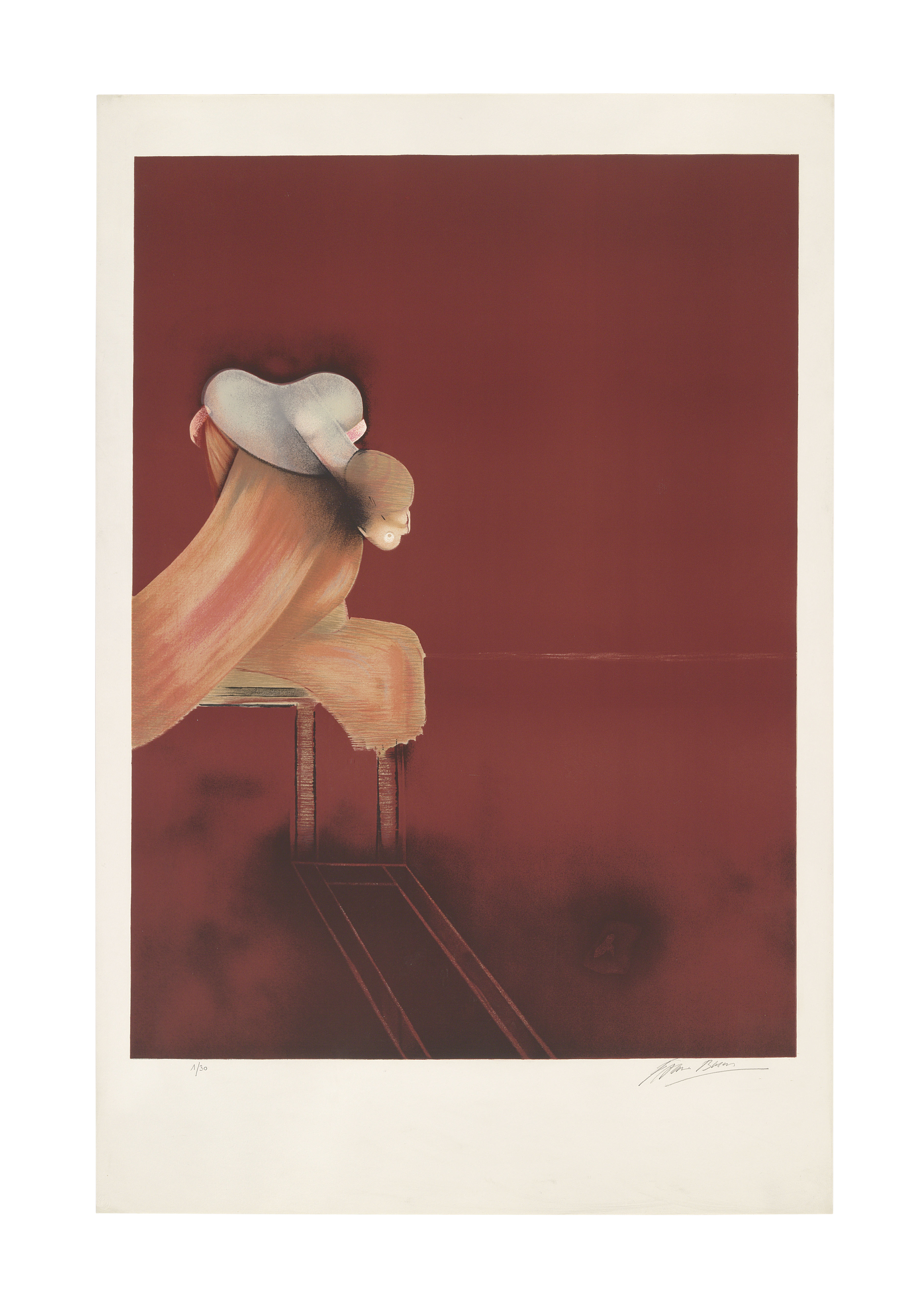 Francis Bacon — Вторая версия, Триптих 1944 года (увеличенный вариант), изображение 2