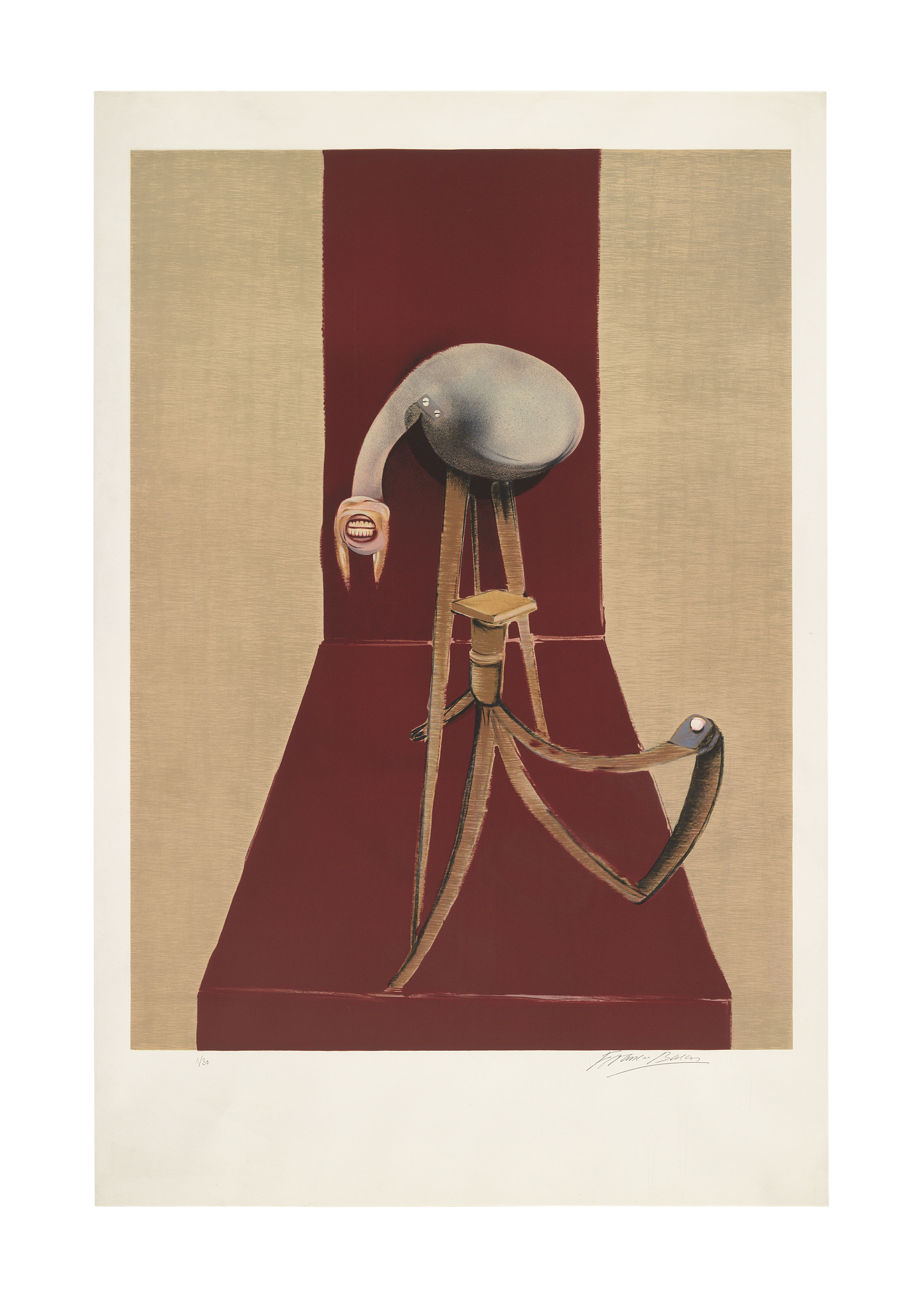 Francis Bacon — Вторая версия, Триптих 1944 года (увеличенный вариант), изображение 3