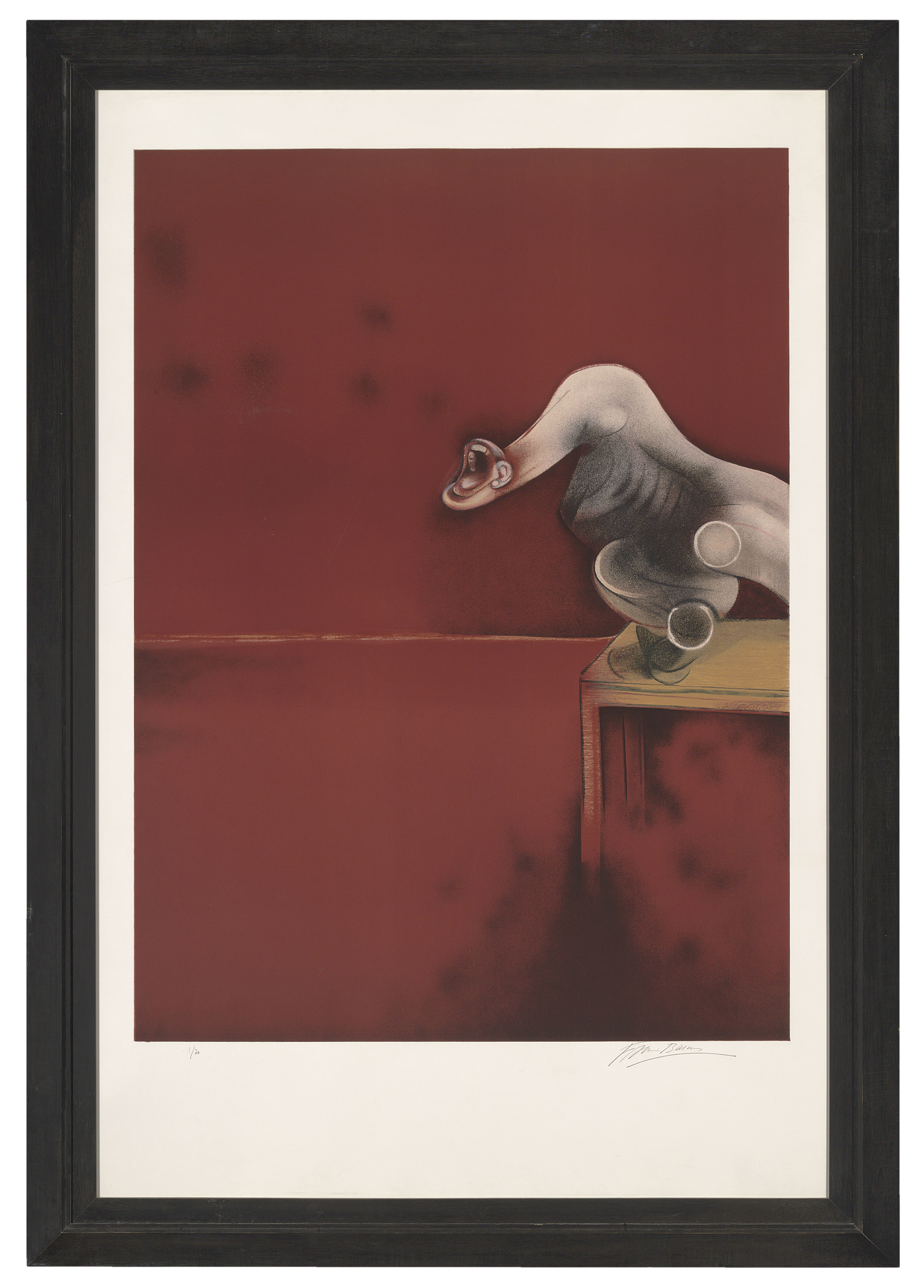 Francis Bacon — Вторая версия, Триптих 1944 года (увеличенный вариант), изображение 7