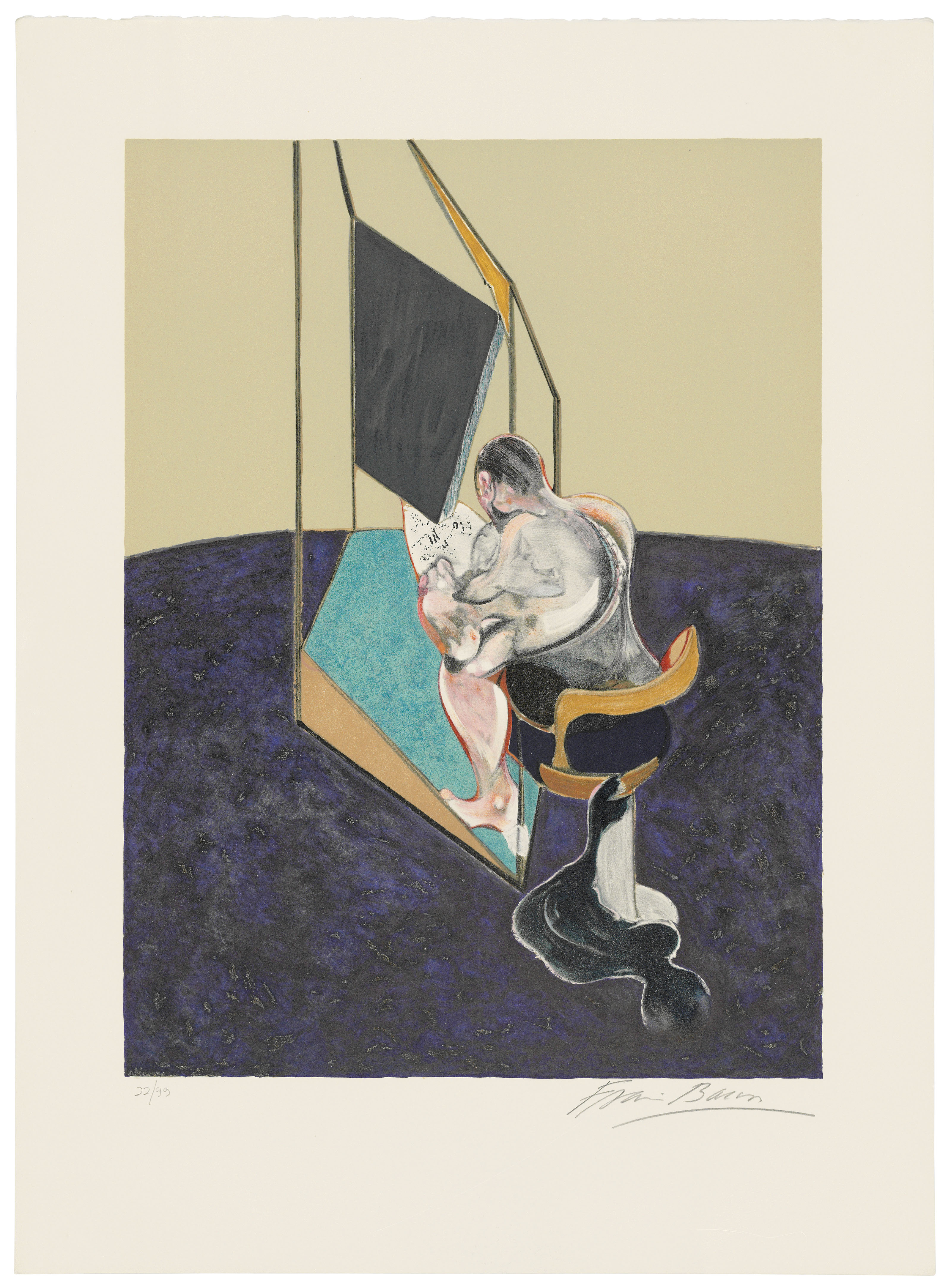 Francis Bacon — Три исследования мужской спины, изображение 2