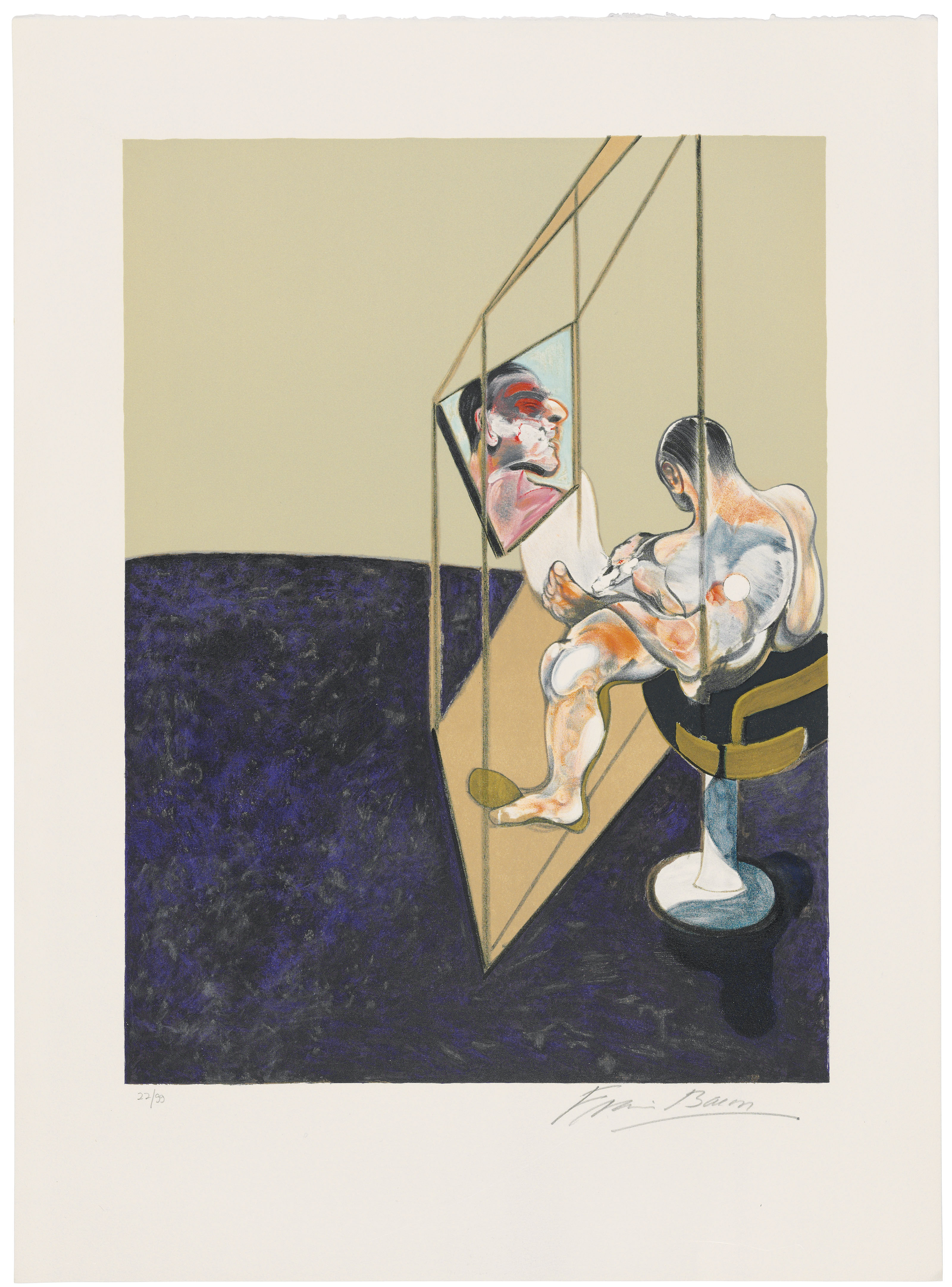 Francis Bacon — Три исследования мужской спины, изображение 3