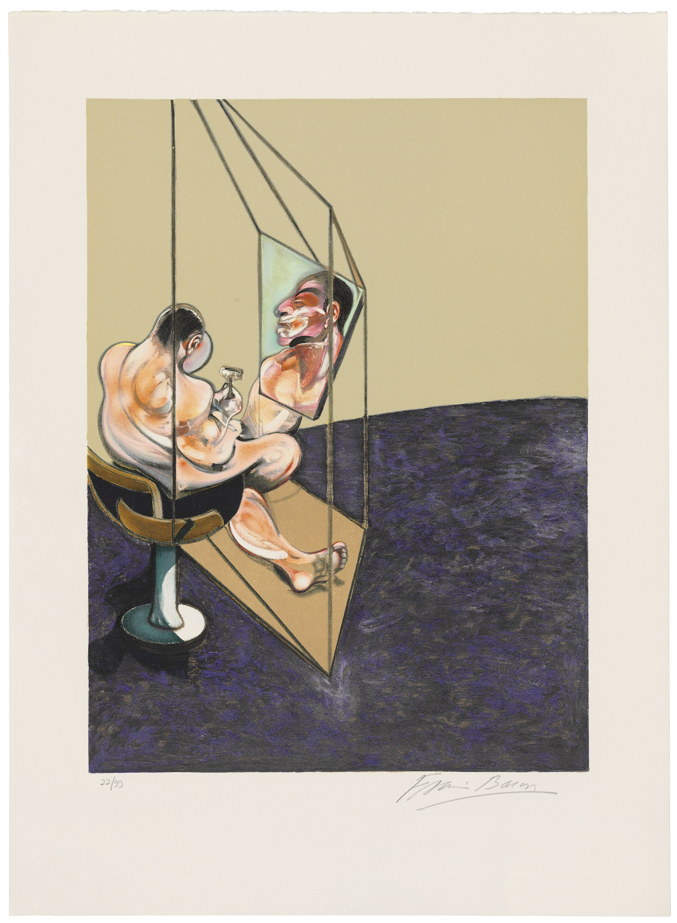 Francis Bacon — Три исследования мужской спины, изображение 4