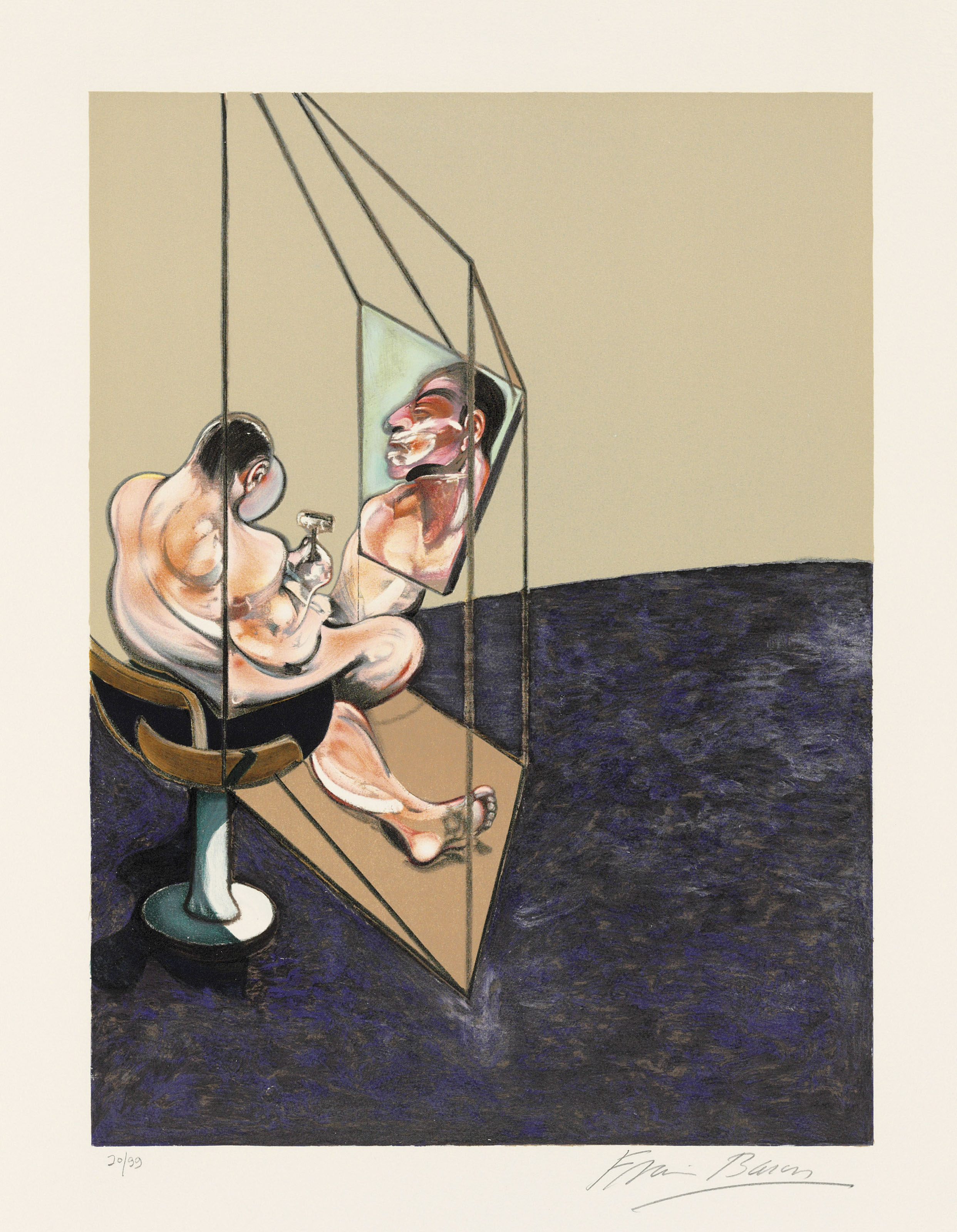 Francis Bacon — Три исследования мужской спины, изображение 2
