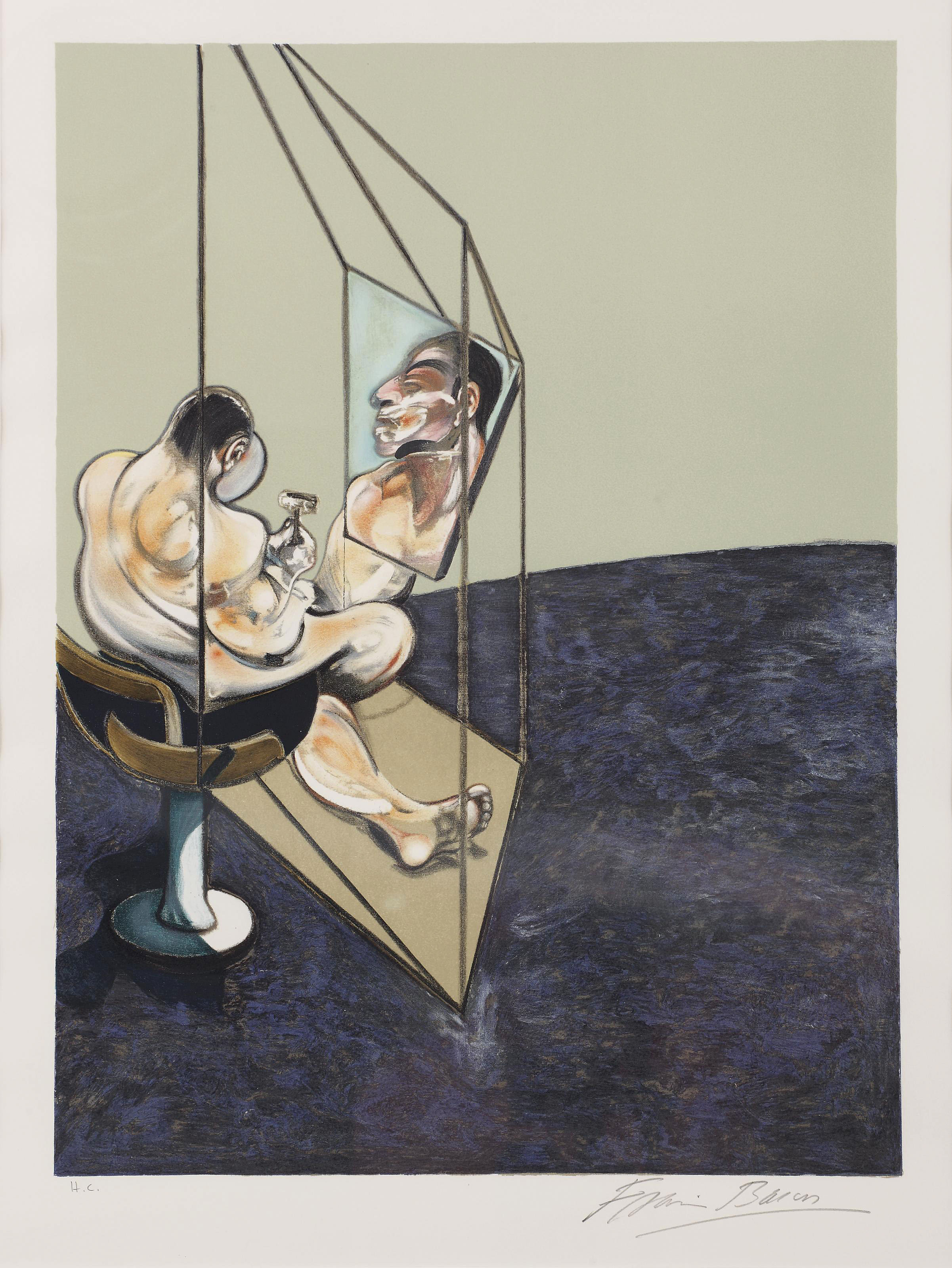 Francis Bacon — Три исследования мужской спины, изображение 2