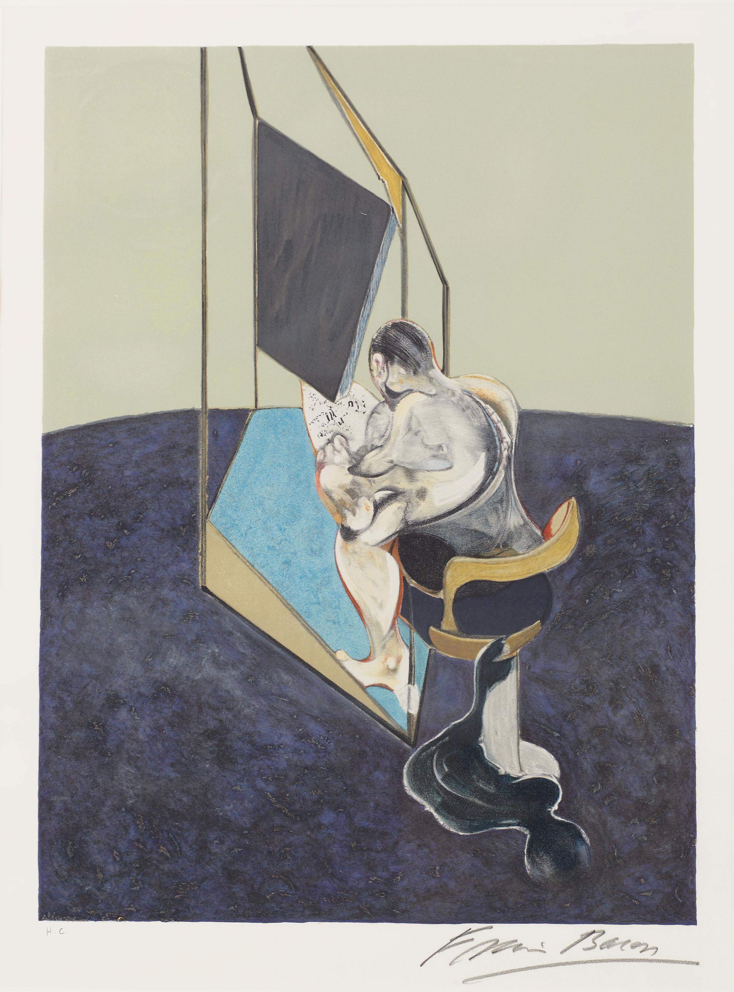 Francis Bacon — Три исследования мужской спины, изображение 3