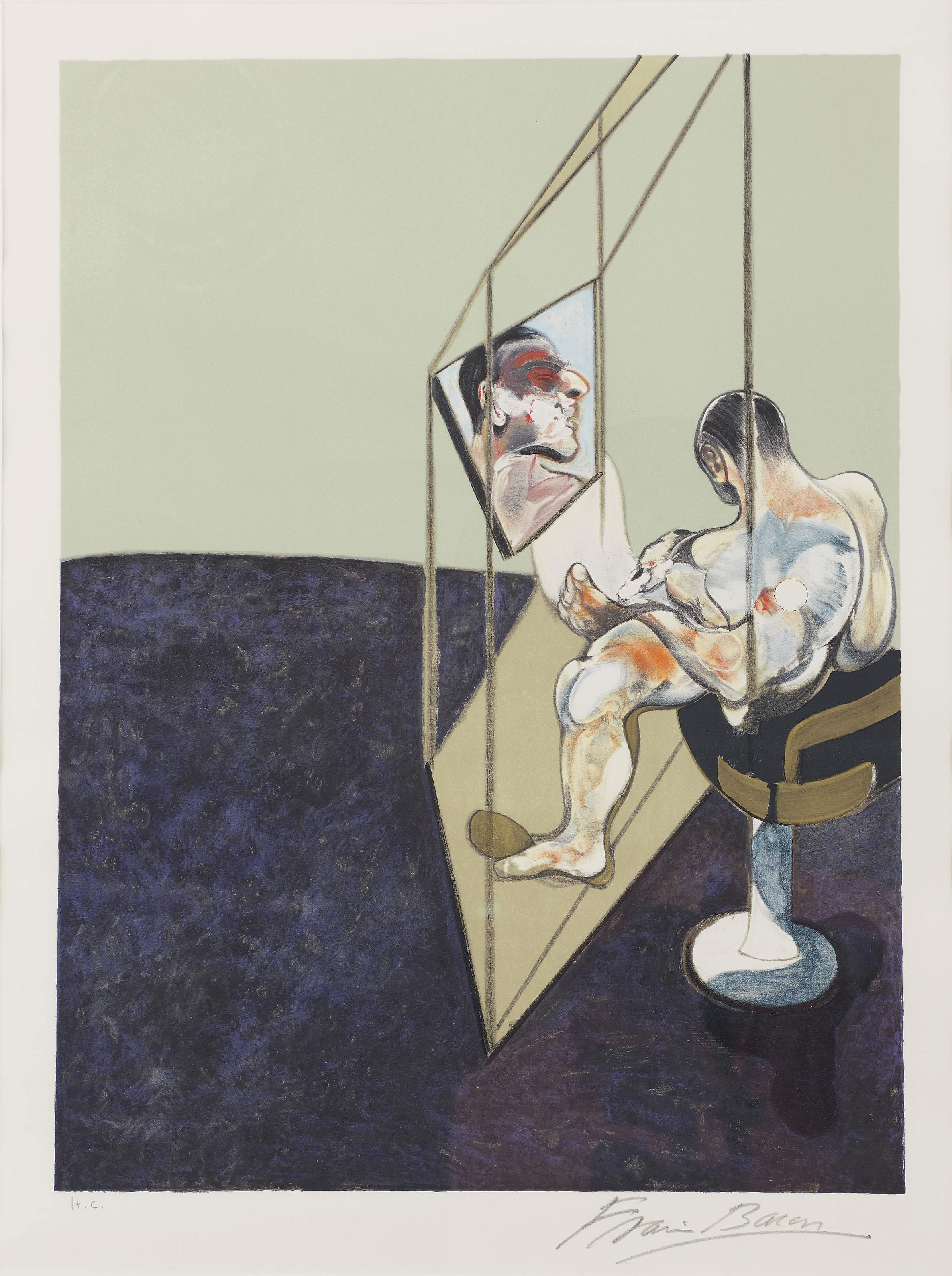 Francis Bacon — Три исследования мужской спины, изображение 4