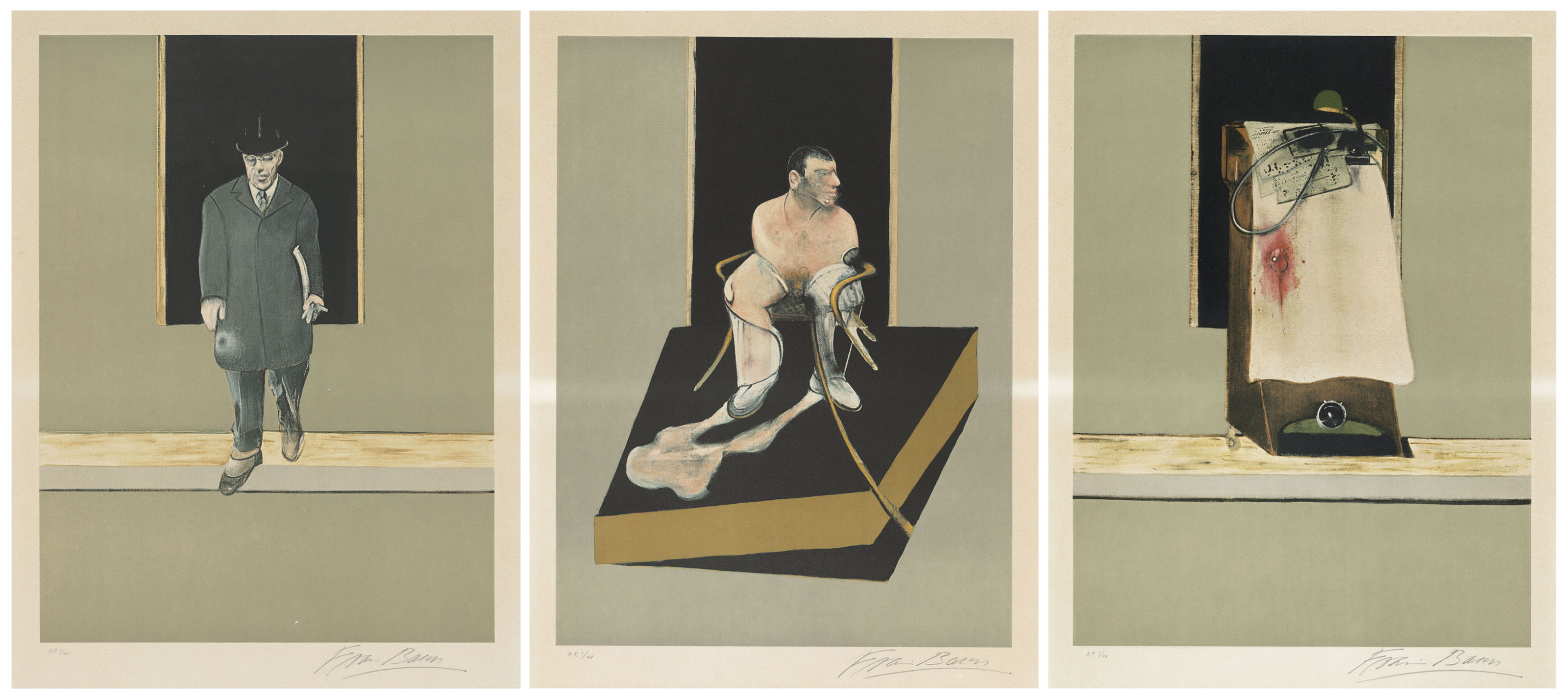 Francis Bacon — Триптих 1986-1987, изображение 1