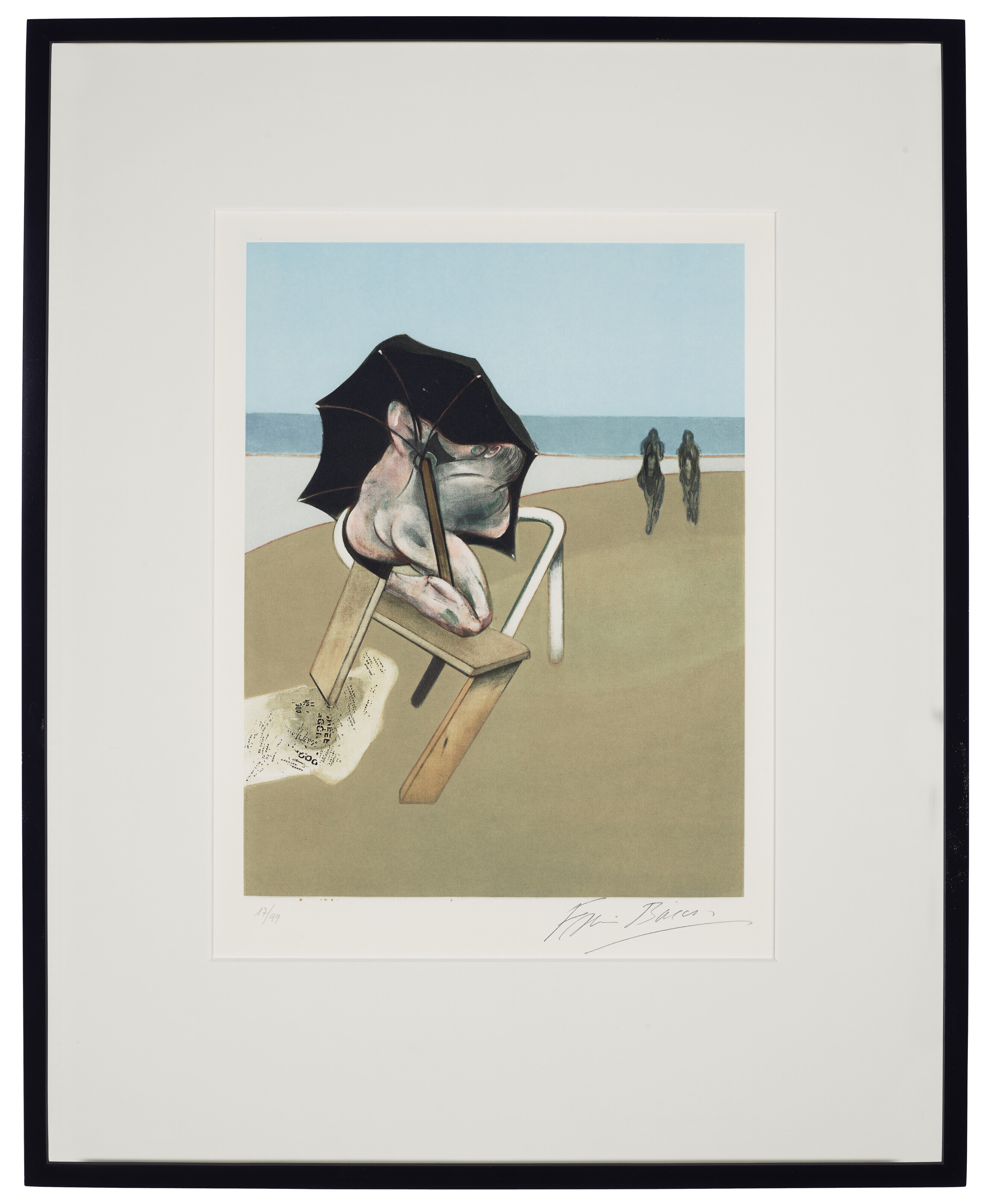 Francis Bacon — Триптих: одна гравюра, изображение 2