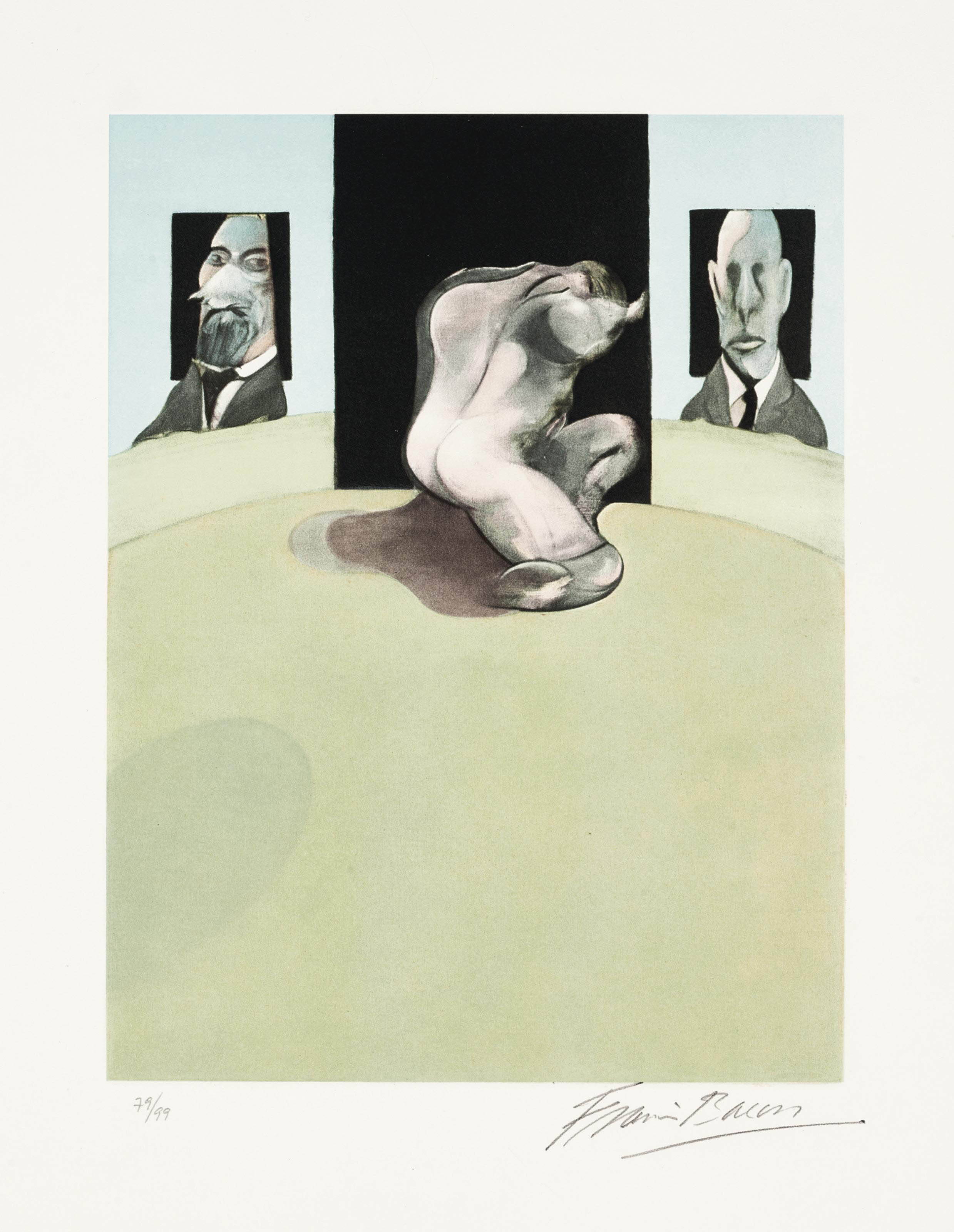 Francis Bacon — Триптих : центральная панель (Сабатье 4)