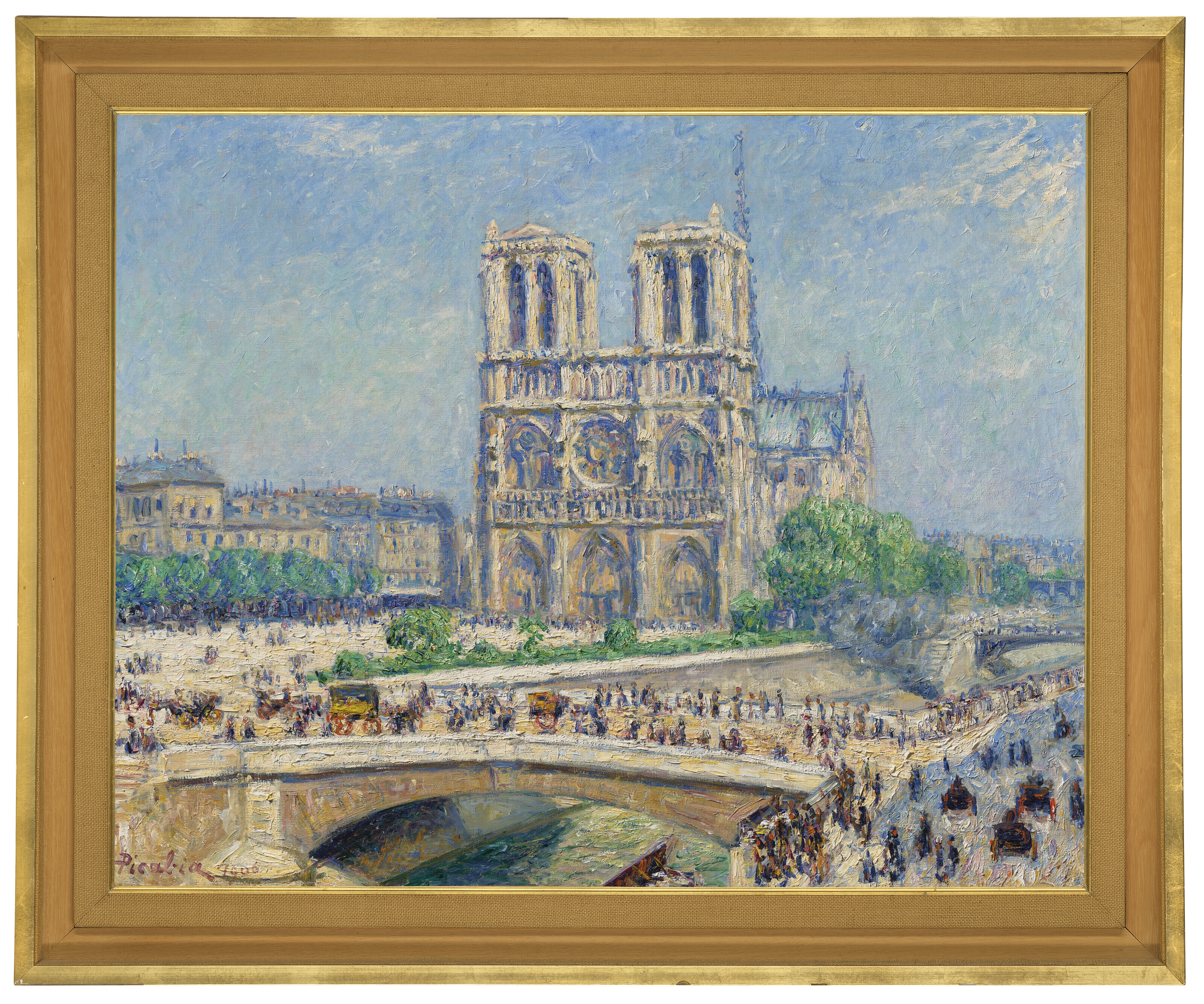 Francis Picabia — Собор Парижской Богоматери, эффект солнца, изображение 3