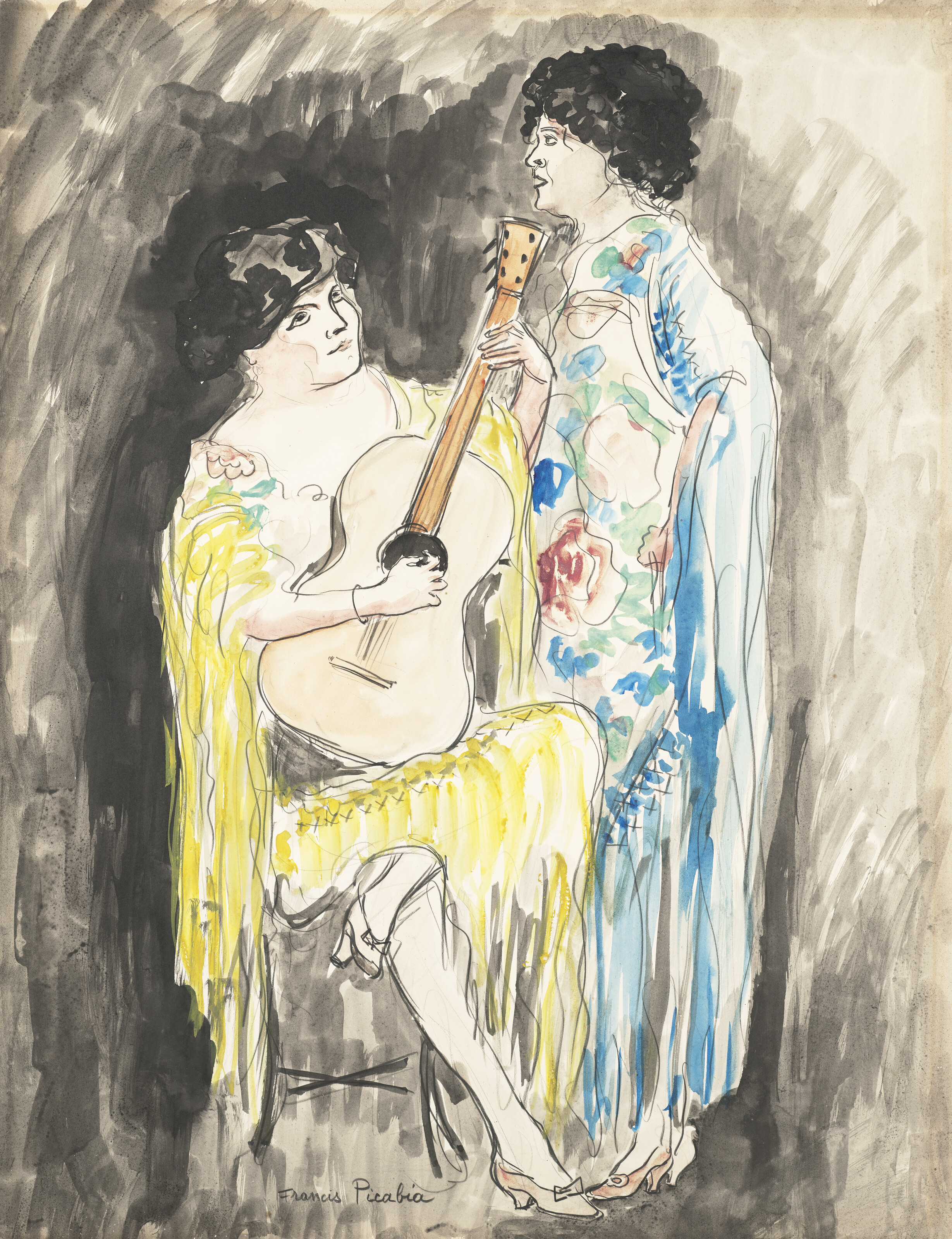 Francis Picabia — Без названия (эспаньолы)