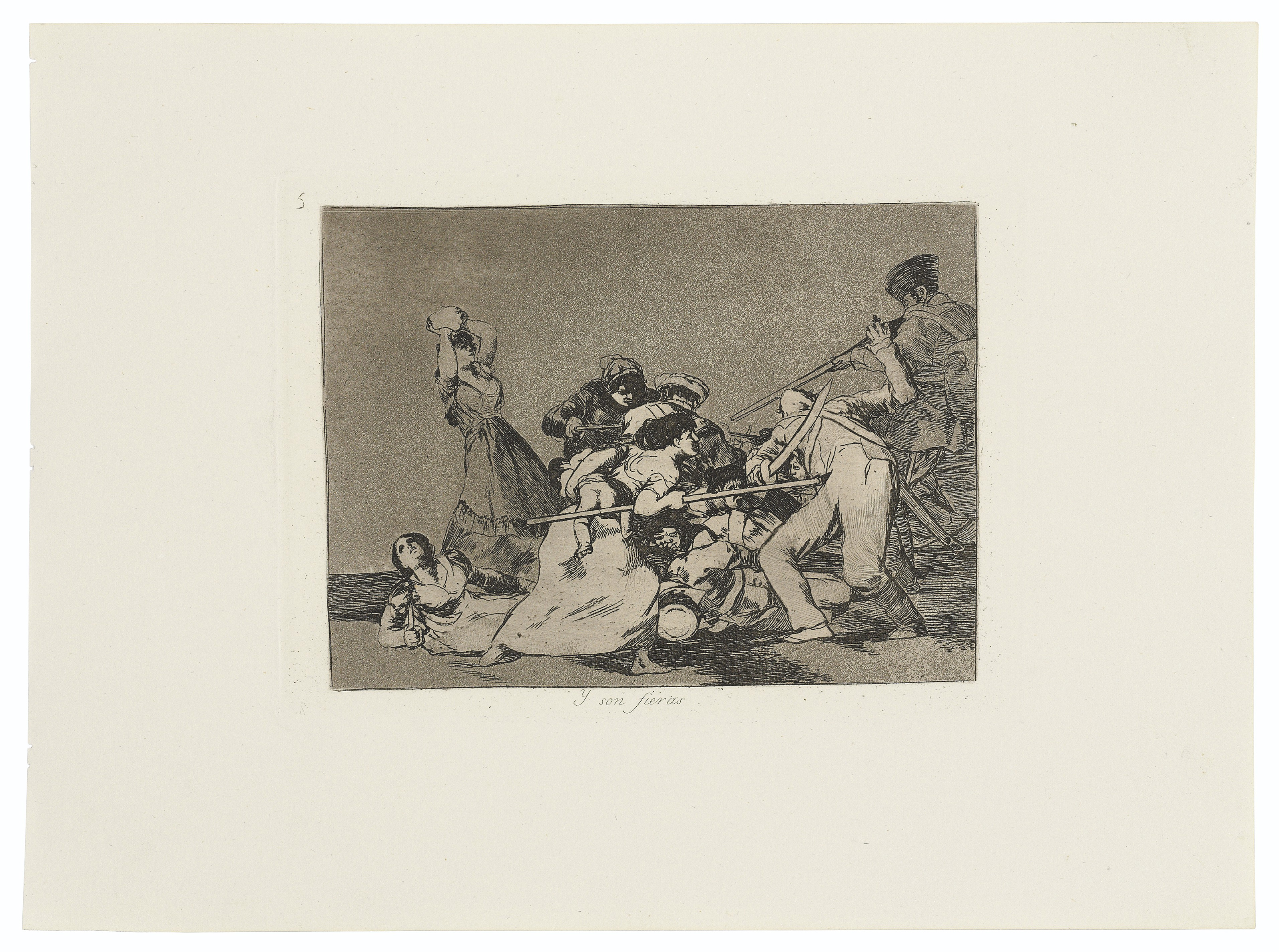 Francisco Goya — Коллекция тарелок от: Los Desastres de la Guerra, изображение 2