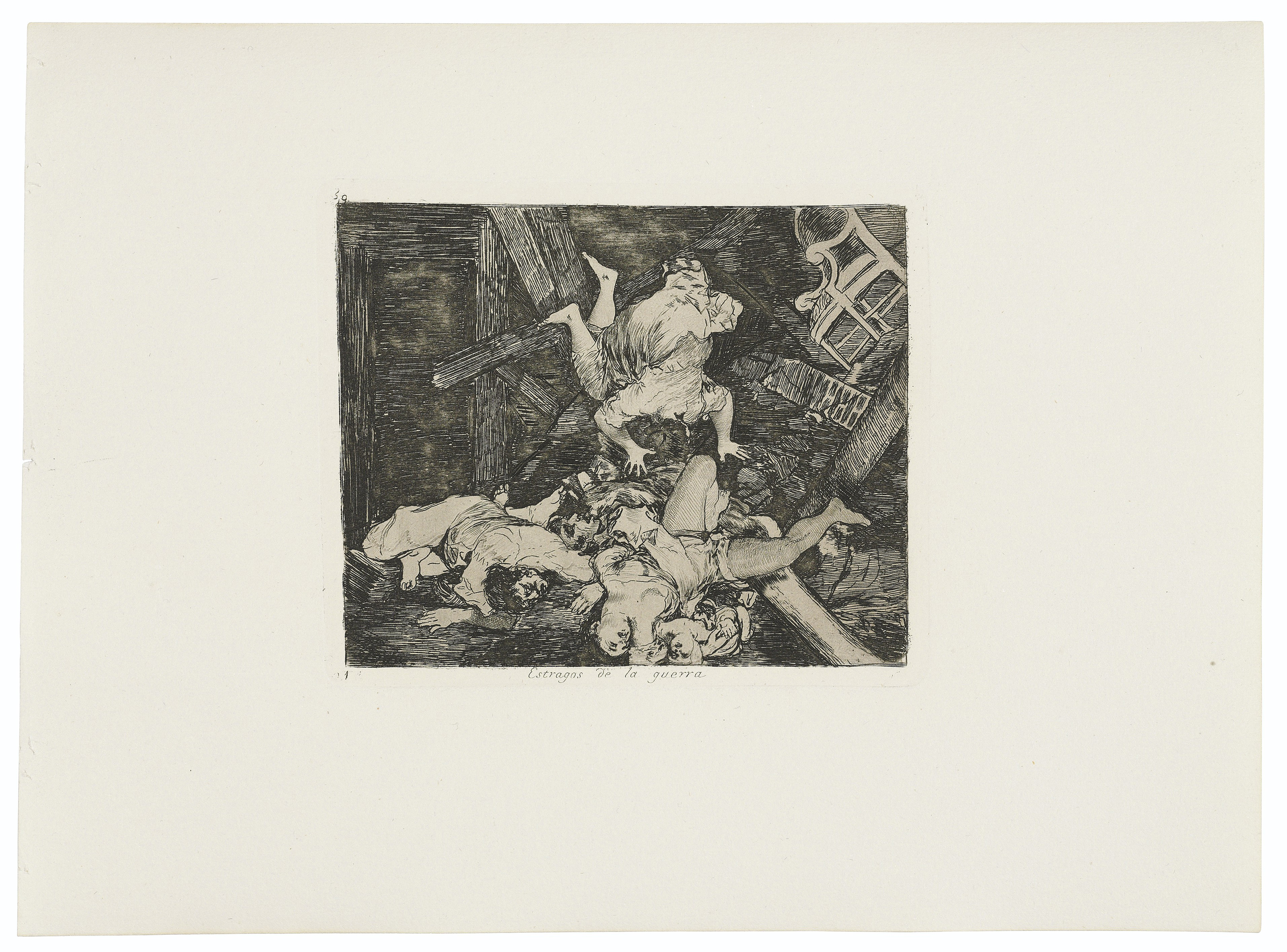 Francisco Goya — Коллекция тарелок от: Los Desastres de la Guerra, изображение 3