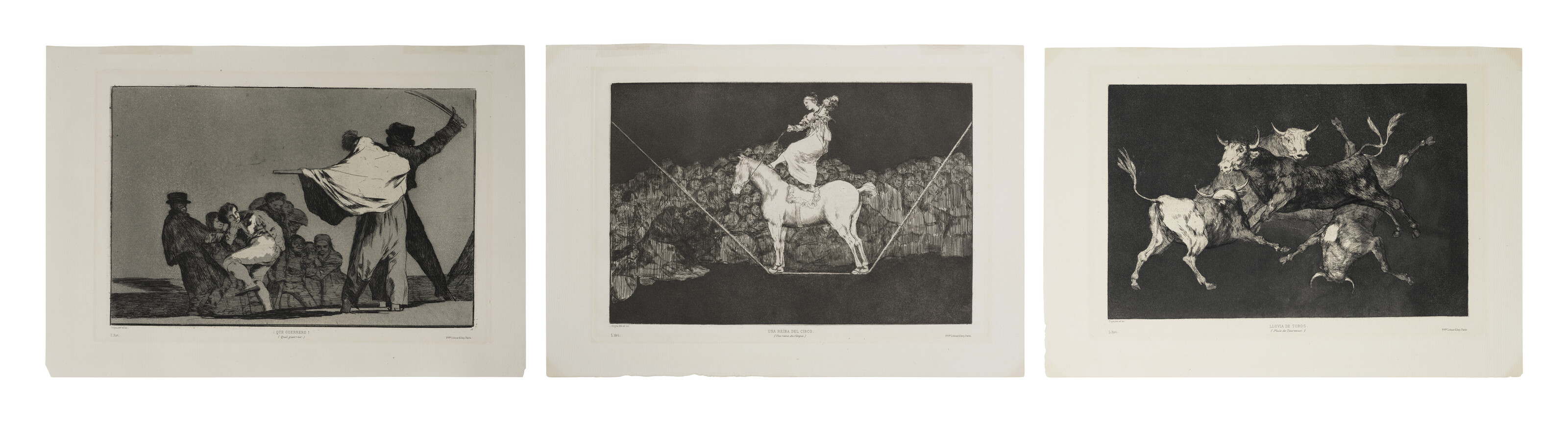 Francisco Goya — Лос-Провербиос : три тарелки, изображение 1