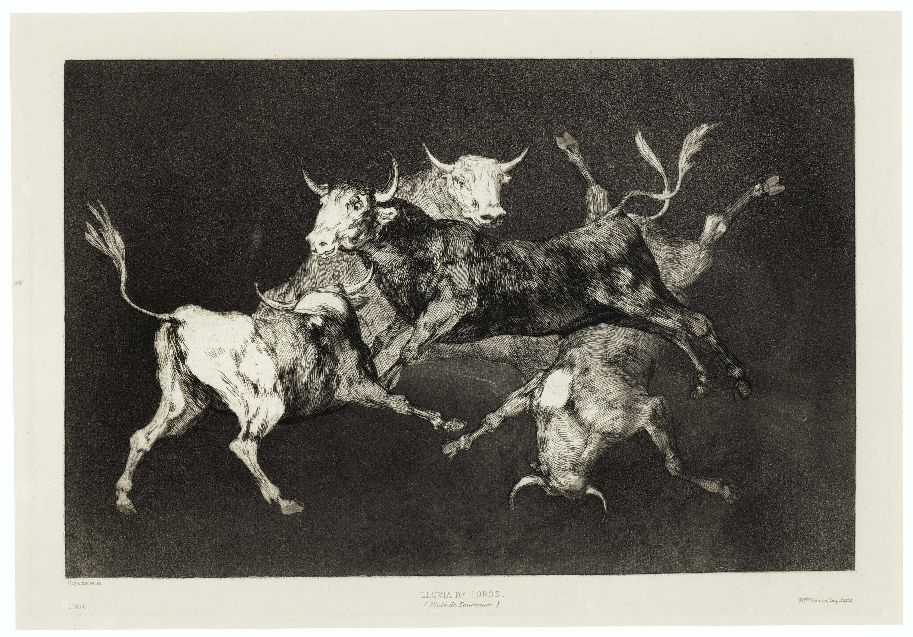 Francisco Goya — Четыре дополнительные таблички для: Los Proverbios, изображение 4