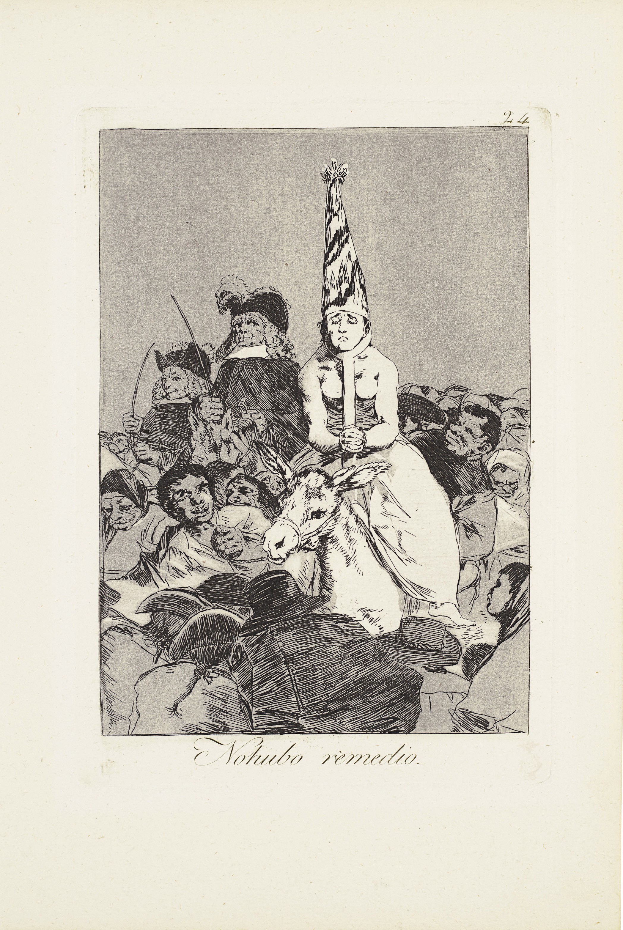 Francisco Goya — С этим ничего нельзя было поделать (никаких исправлений) Фото 24 от: Los Caprichos