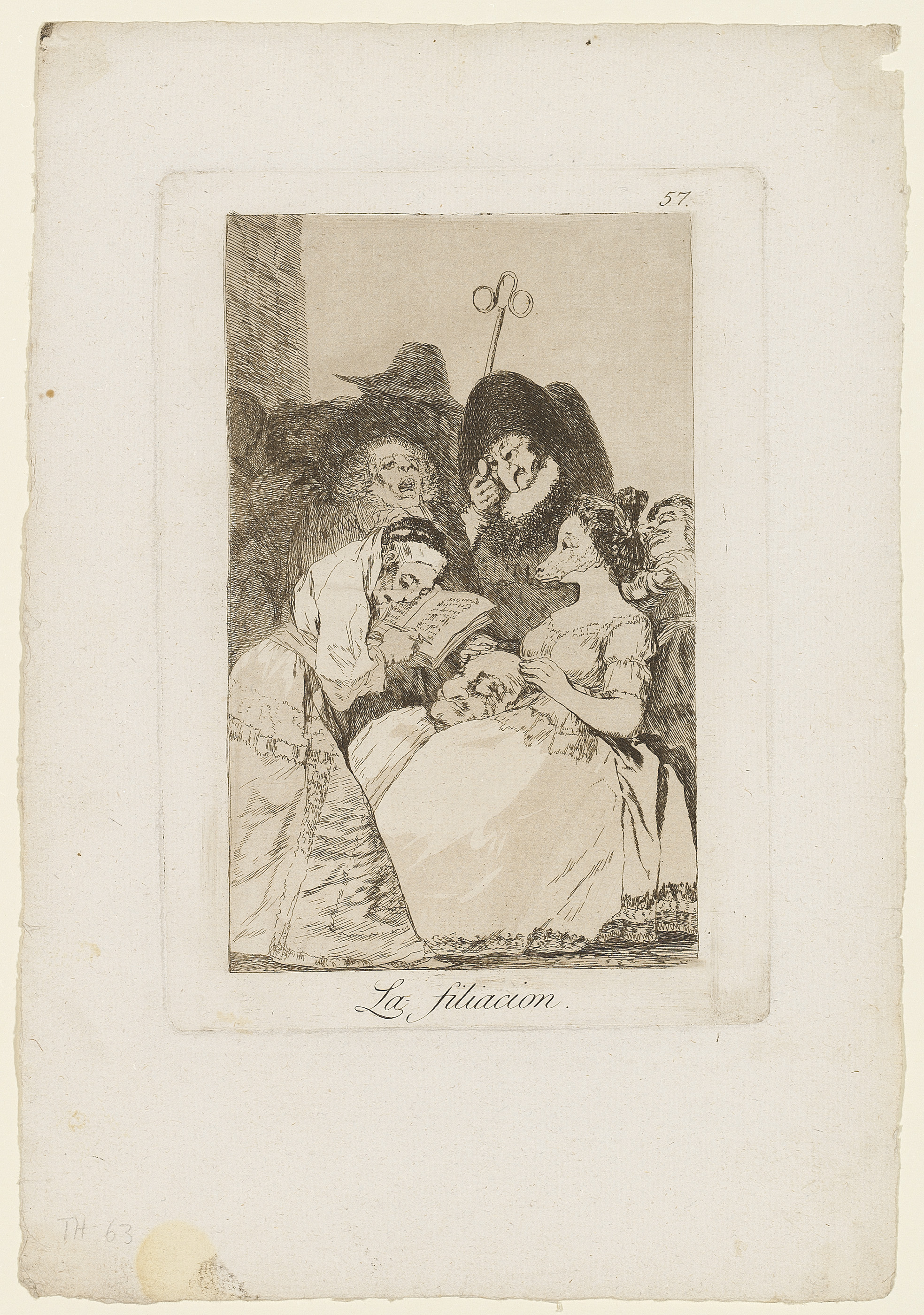 Francisco Goya — Семь пластинок от: Los Caprichos (Н. 63, 83, 84, 92, 95, 102, 114), изображение 5