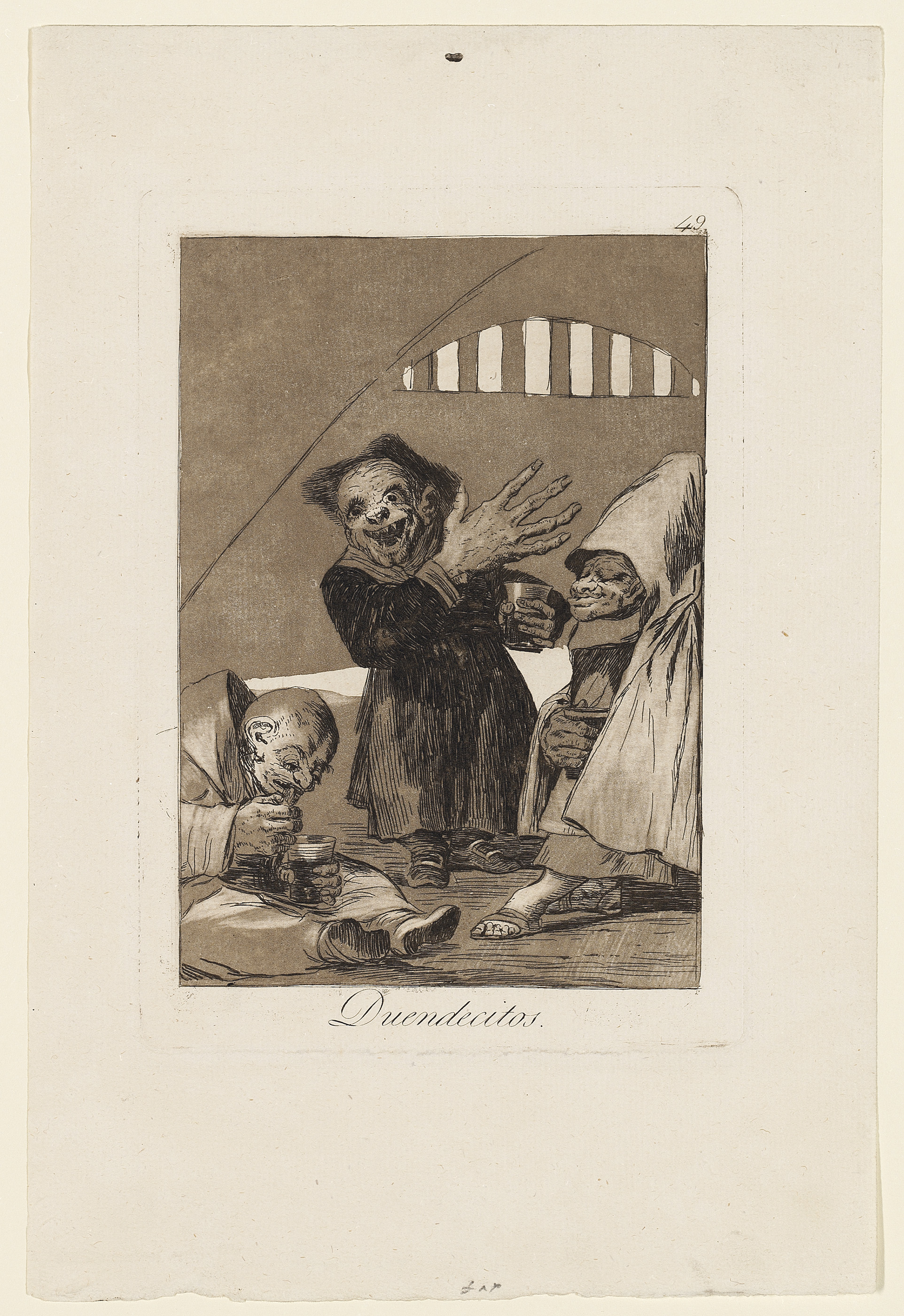 Francisco Goya — Семь пластинок от: Los Caprichos (Н. 63, 83, 84, 92, 95, 102, 114), изображение 6