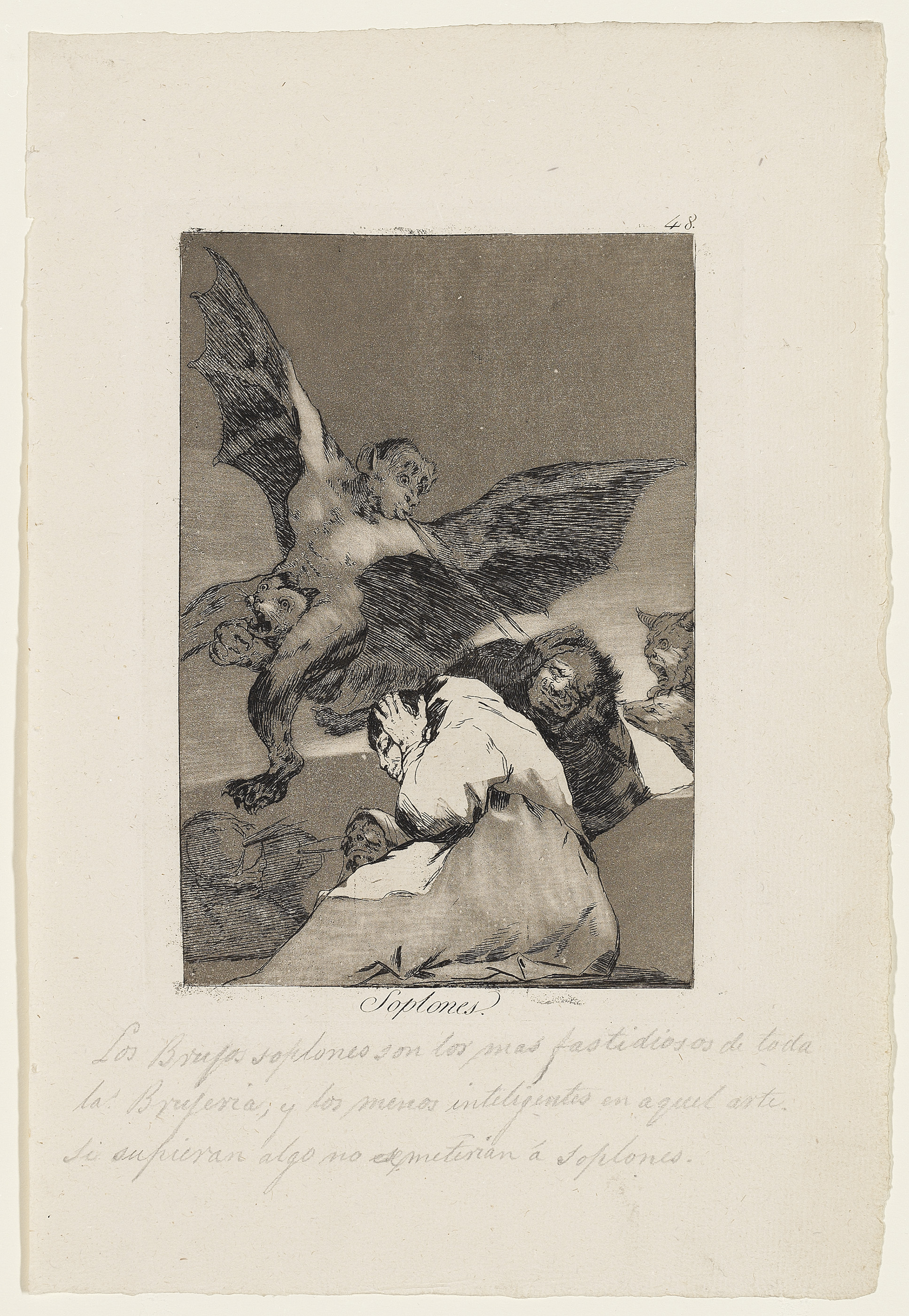 Francisco Goya — Семь пластинок от: Los Caprichos (Н. 63, 83, 84, 92, 95, 102, 114), изображение 7
