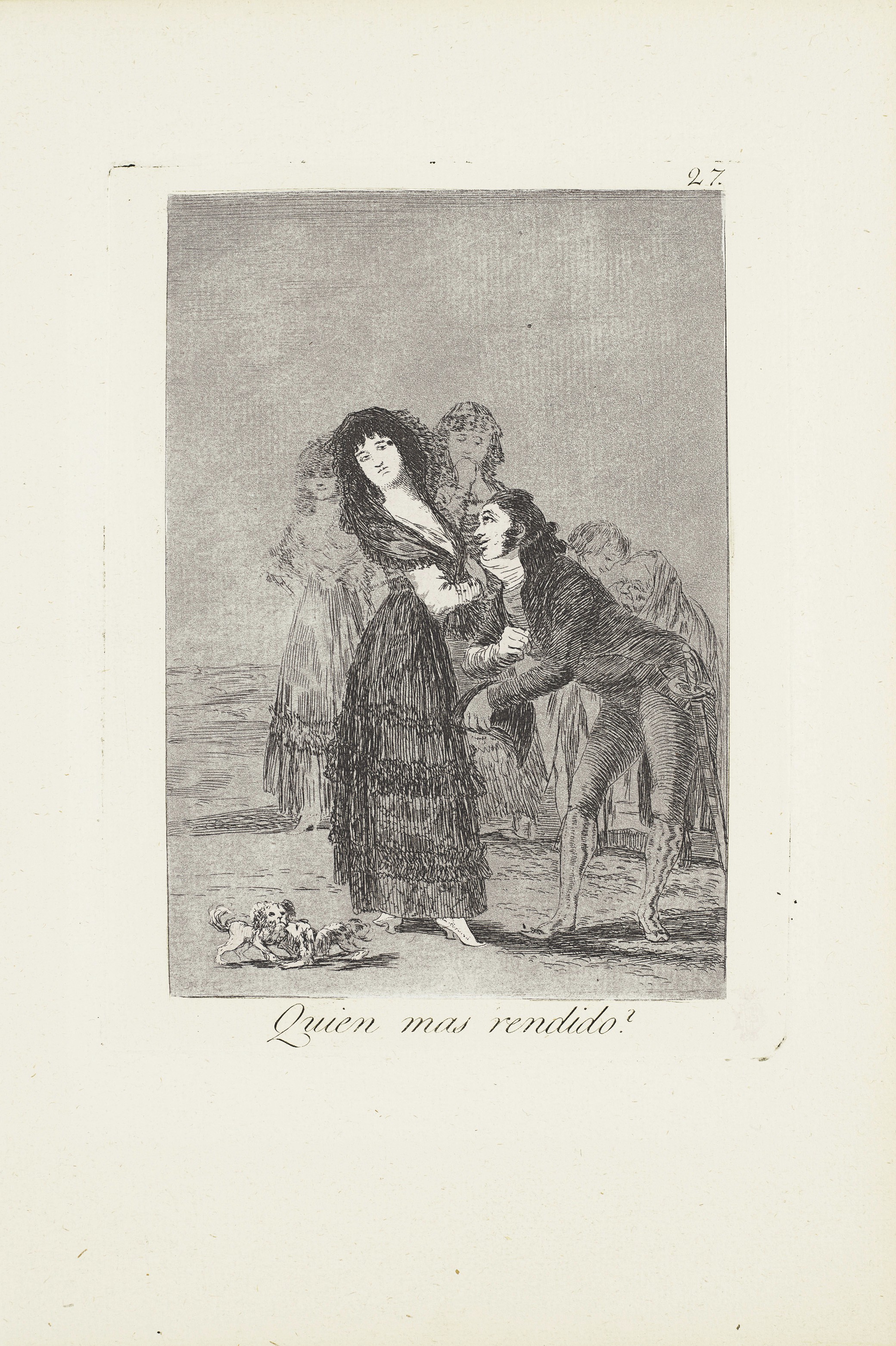 Francisco Goya — Три тарелки от: Los Caprichos (тарелки 28, 27 и 6), изображение 2