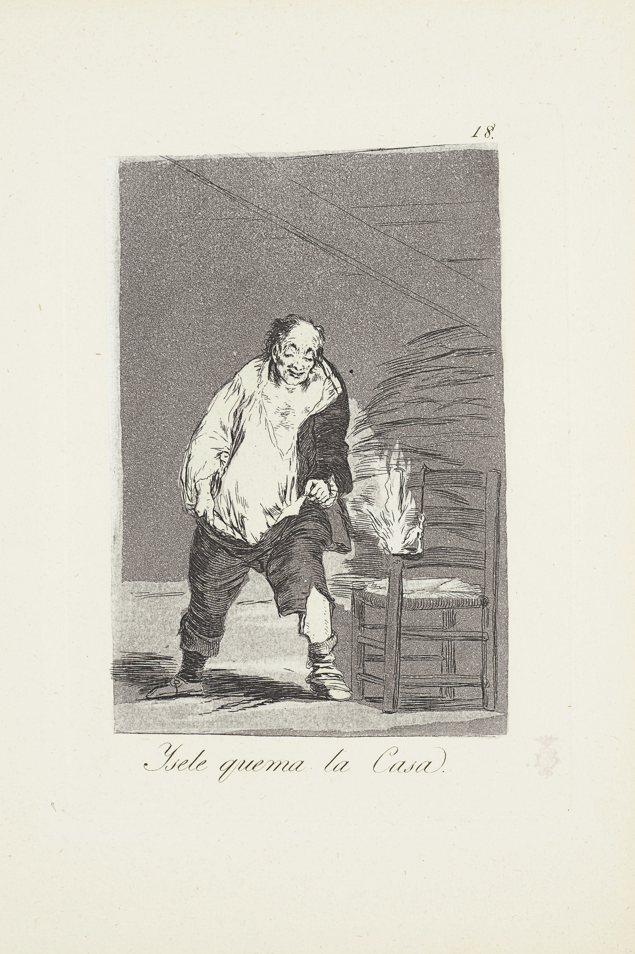 Francisco Goya — Три тарелки от: Los Caprichos (тарелки 4, 18 и 32), изображение 2