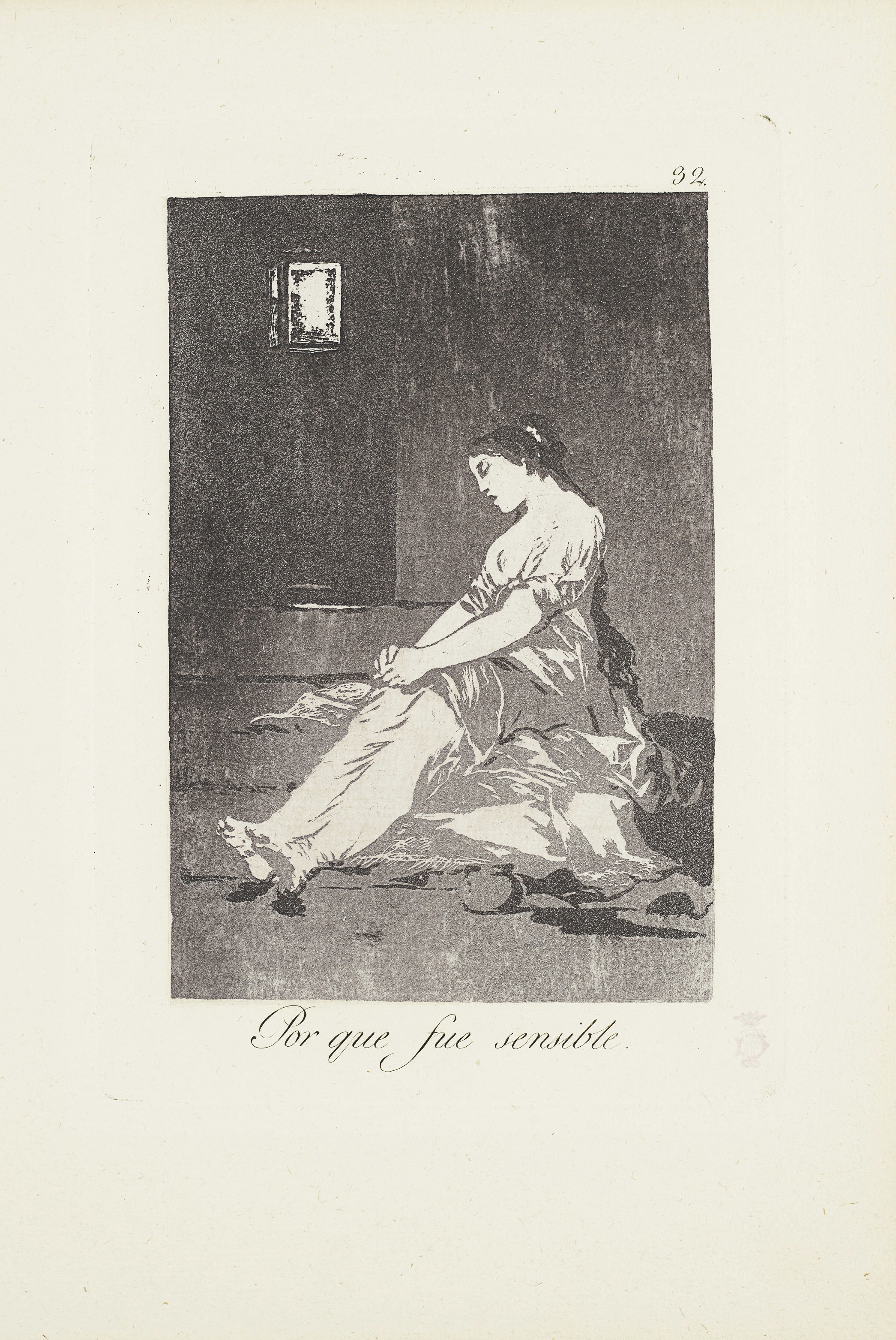 Francisco Goya — Три тарелки от: Los Caprichos (тарелки 4, 18 и 32), изображение 3