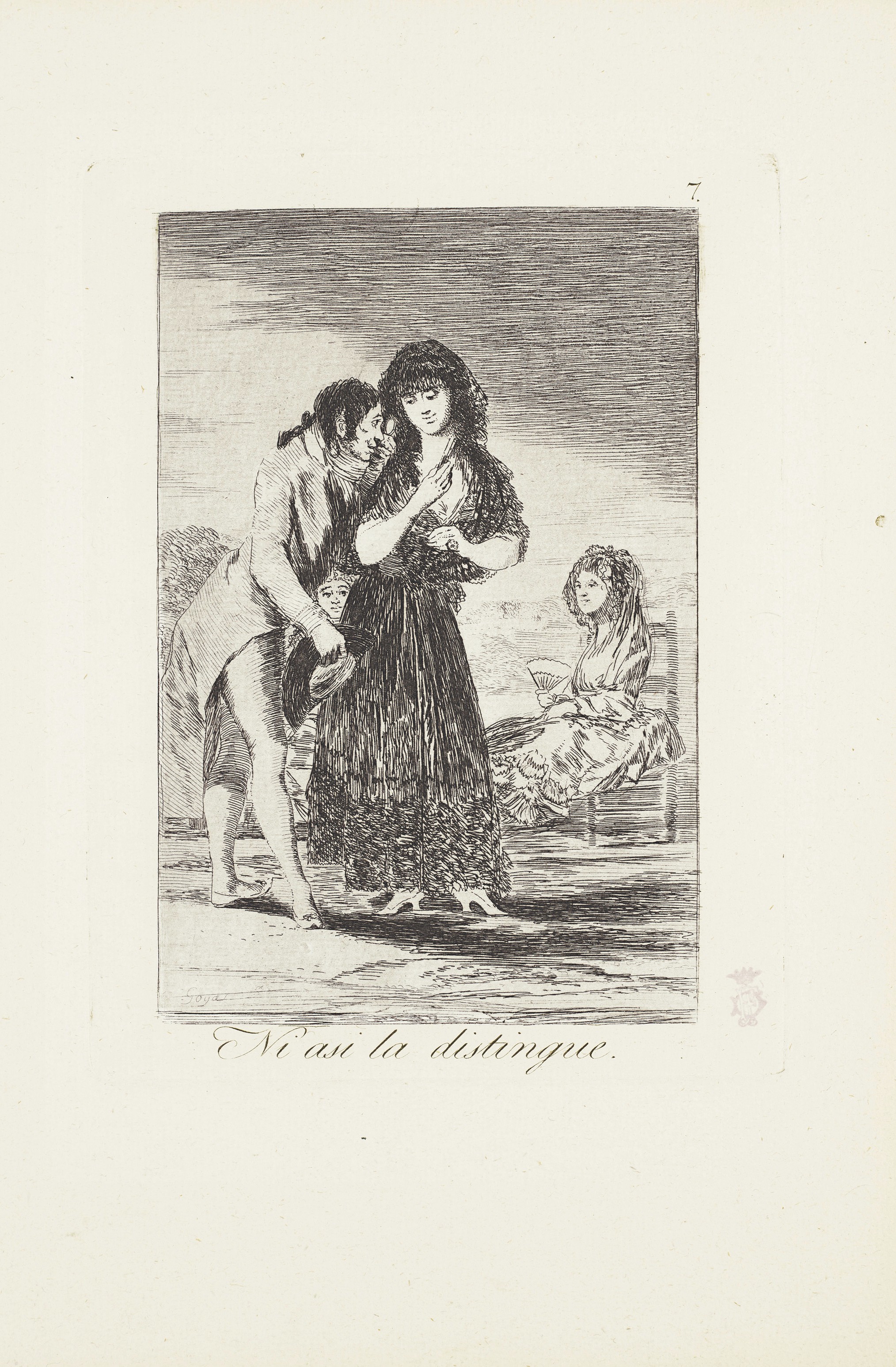 Francisco Goya — Три тарелки от: Los Caprichos (тарелки 16, 7 и 14), изображение 2