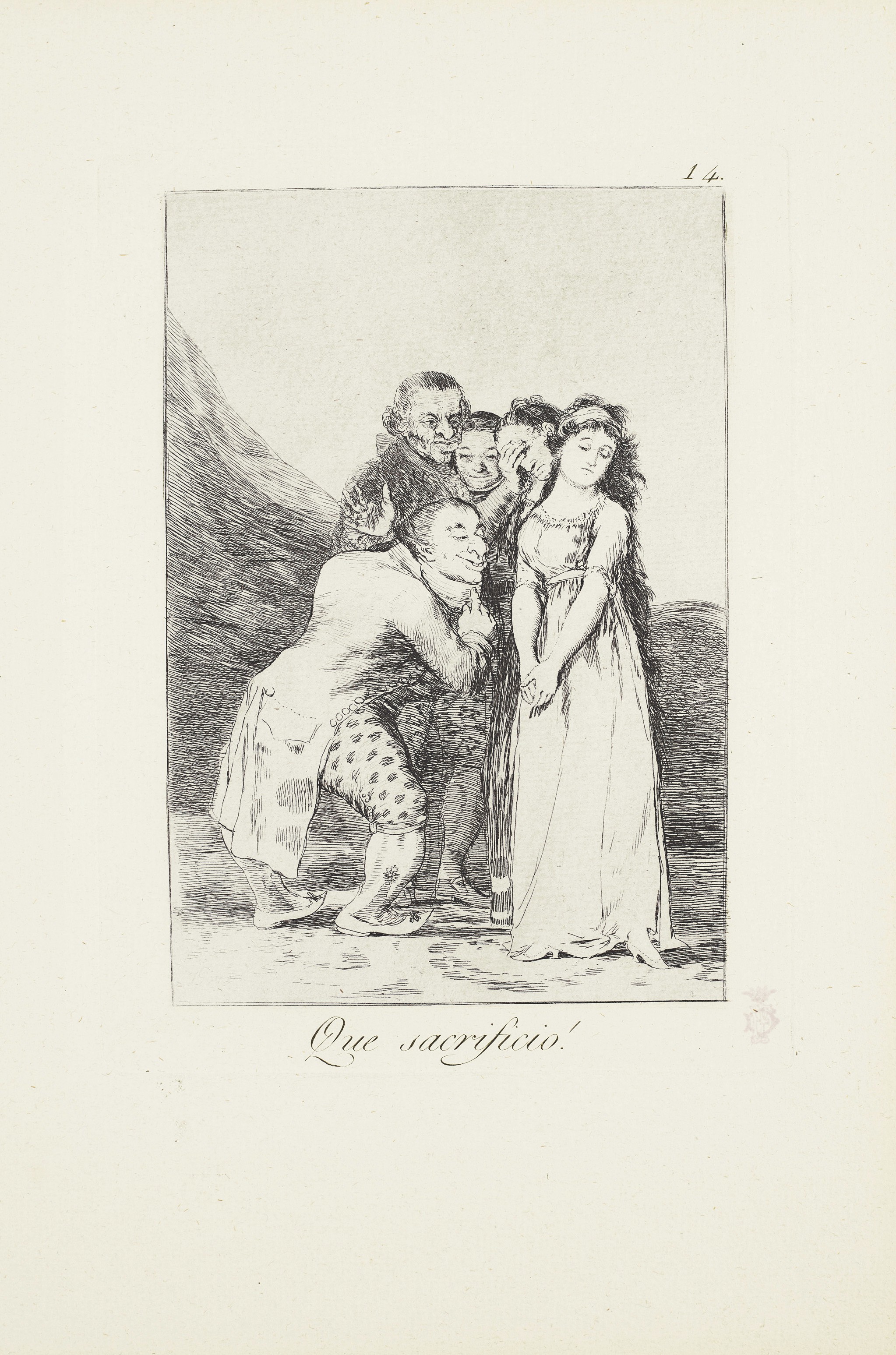 Francisco Goya — Три тарелки от: Los Caprichos (тарелки 16, 7 и 14), изображение 3