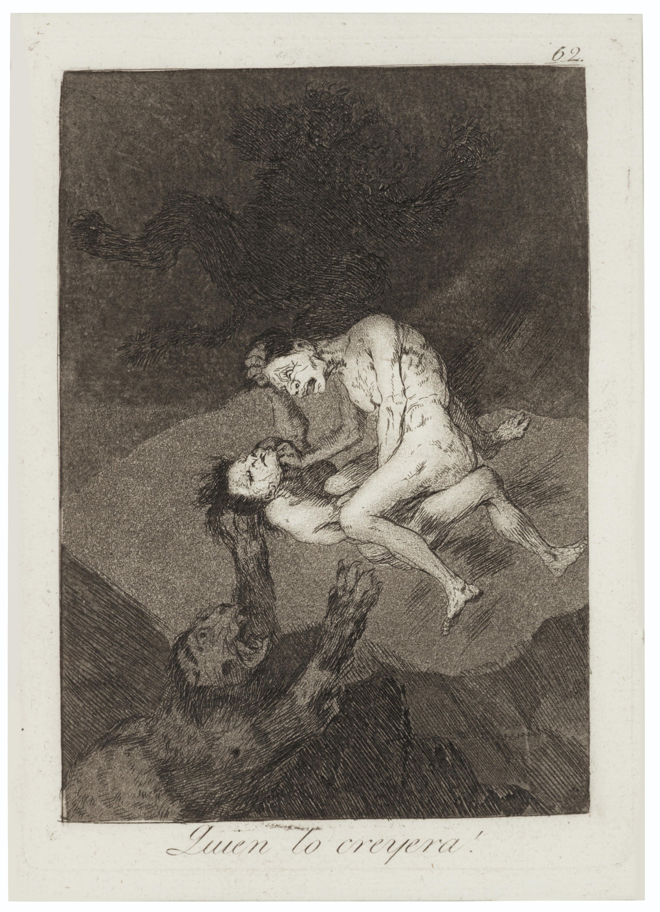 Francisco Goya — Три тарелки, от: Los Caprichos, изображение 2