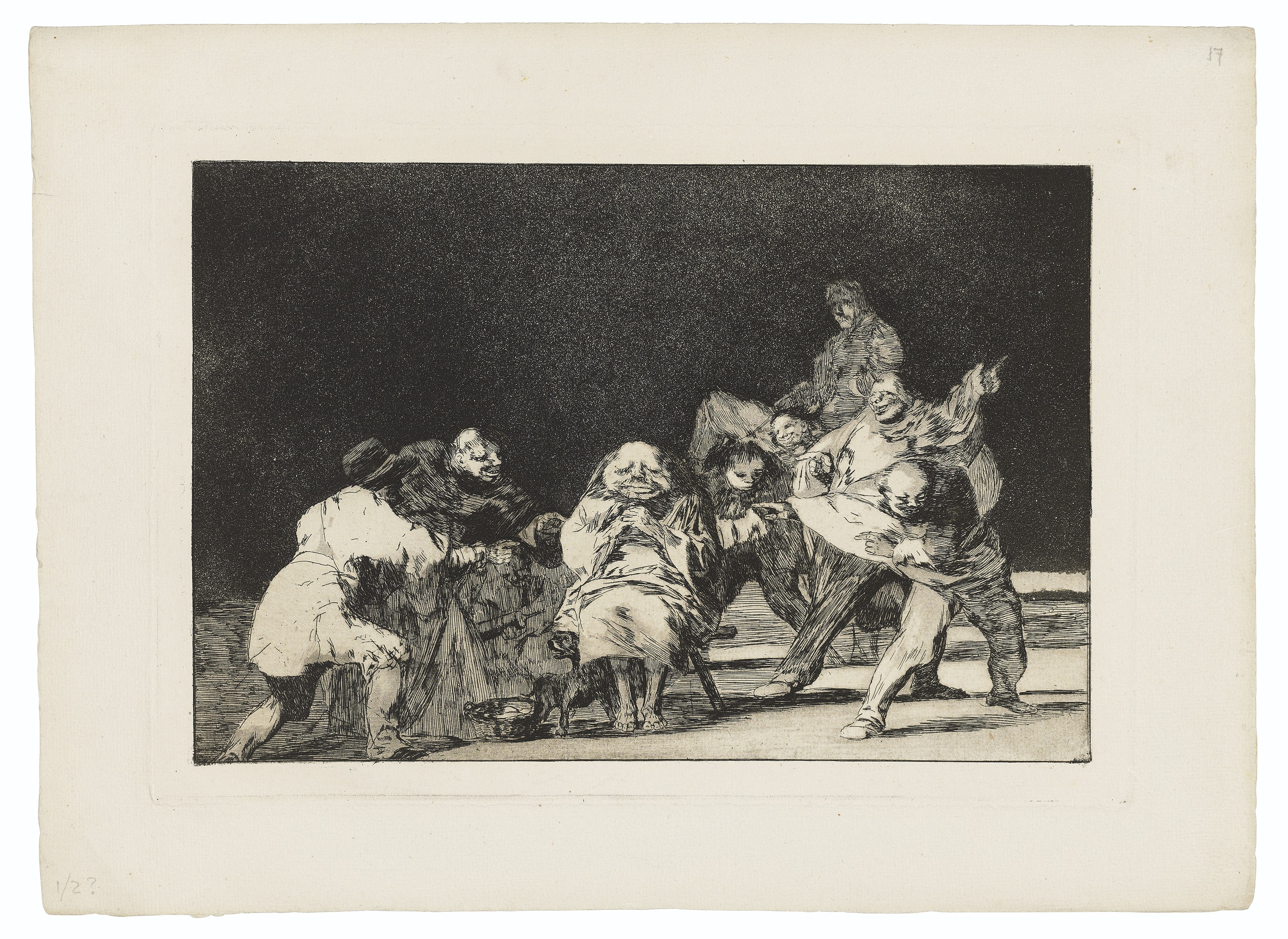 Francisco Goya — "Несопоставимые насмешки" и "Ля Леалтад", из "Лос Провербиос", изображение 2