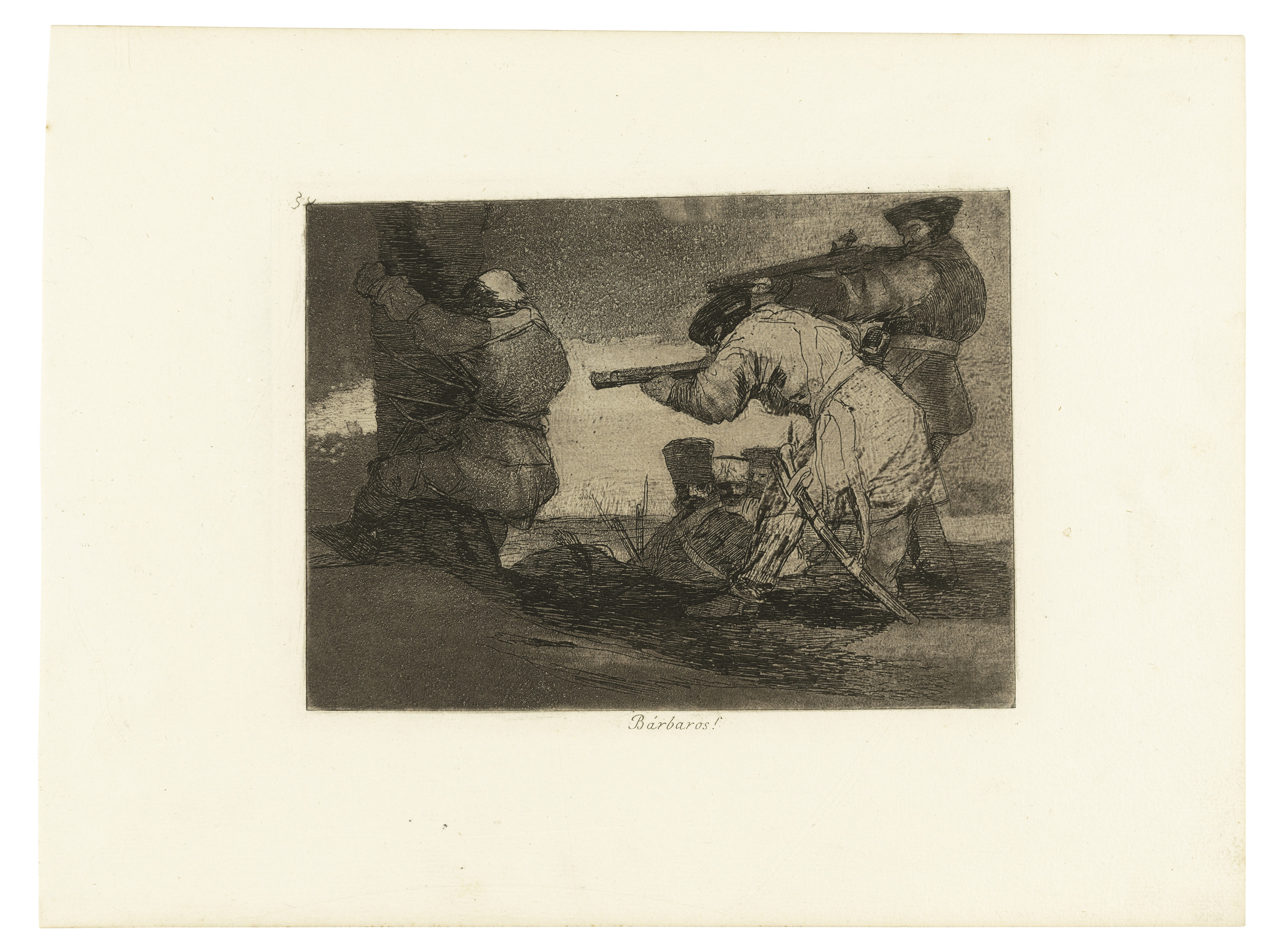 Francisco Goya — Барбарос!, Фото 38 от: Los Desastres de la Guerra, изображение 2
